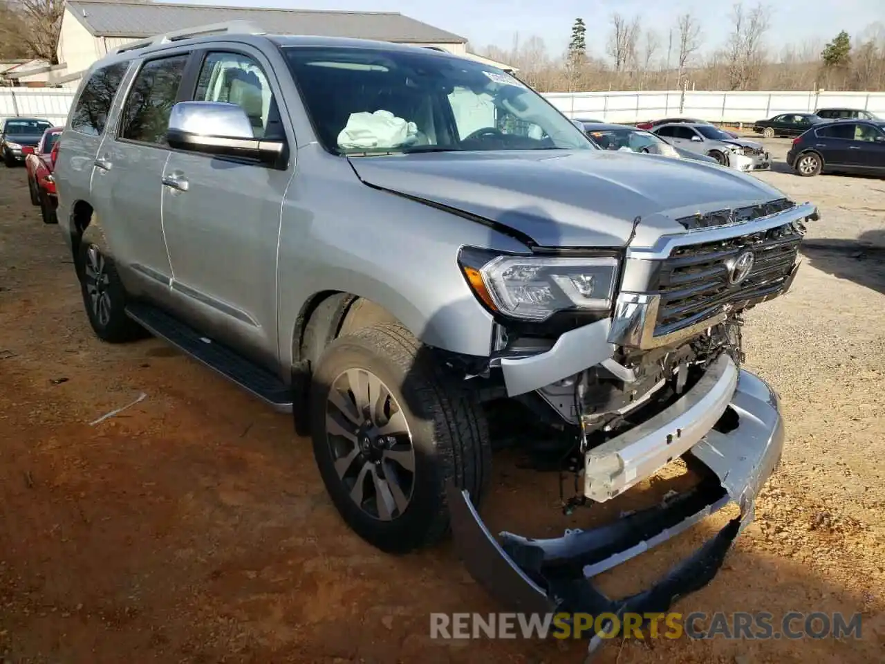 1 Photograph of a damaged car 5TDJY5G16LS180823 TOYOTA SEQUOIA 2020