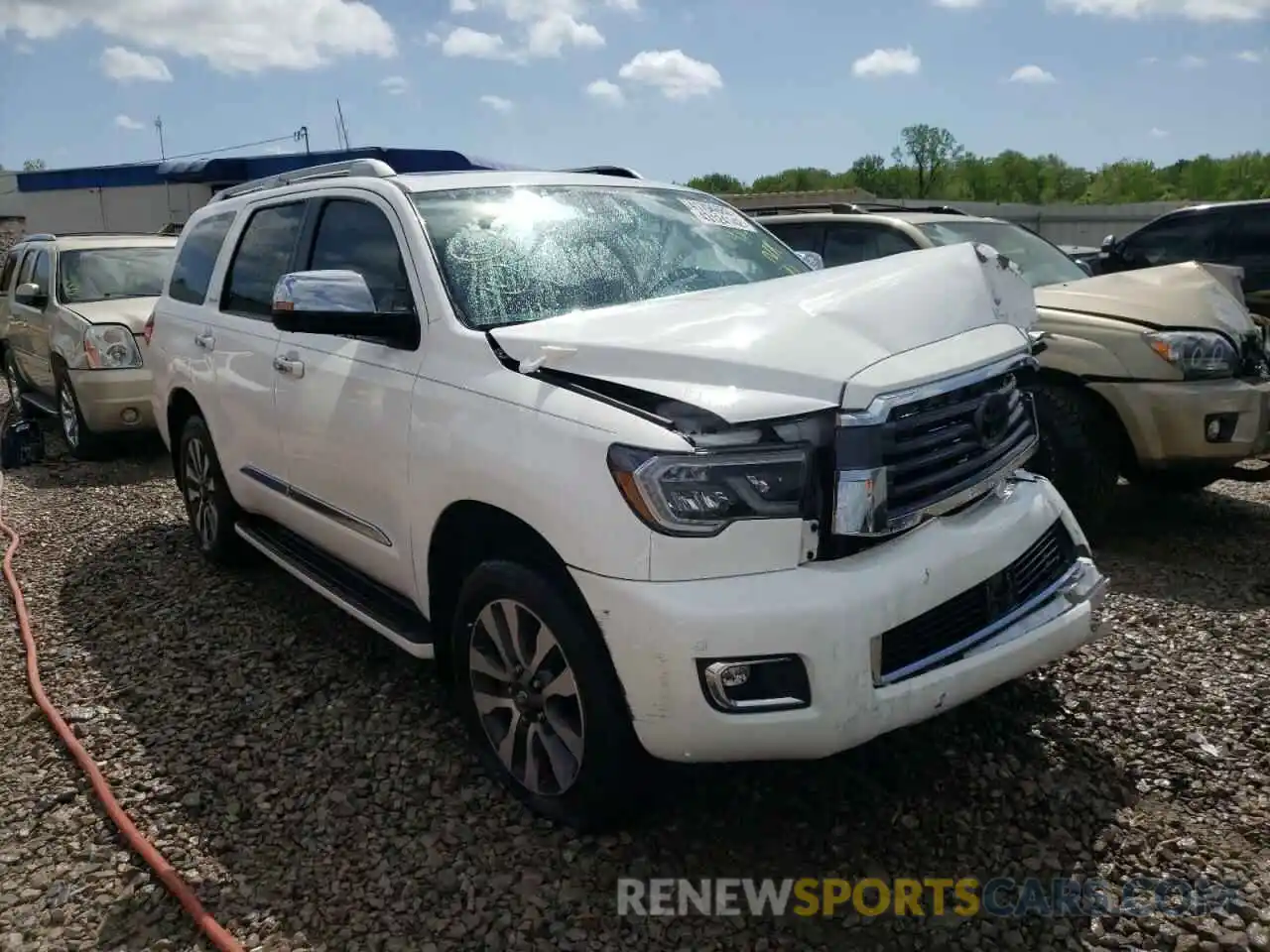 1 Photograph of a damaged car 5TDKY5G17LS074532 TOYOTA SEQUOIA 2020