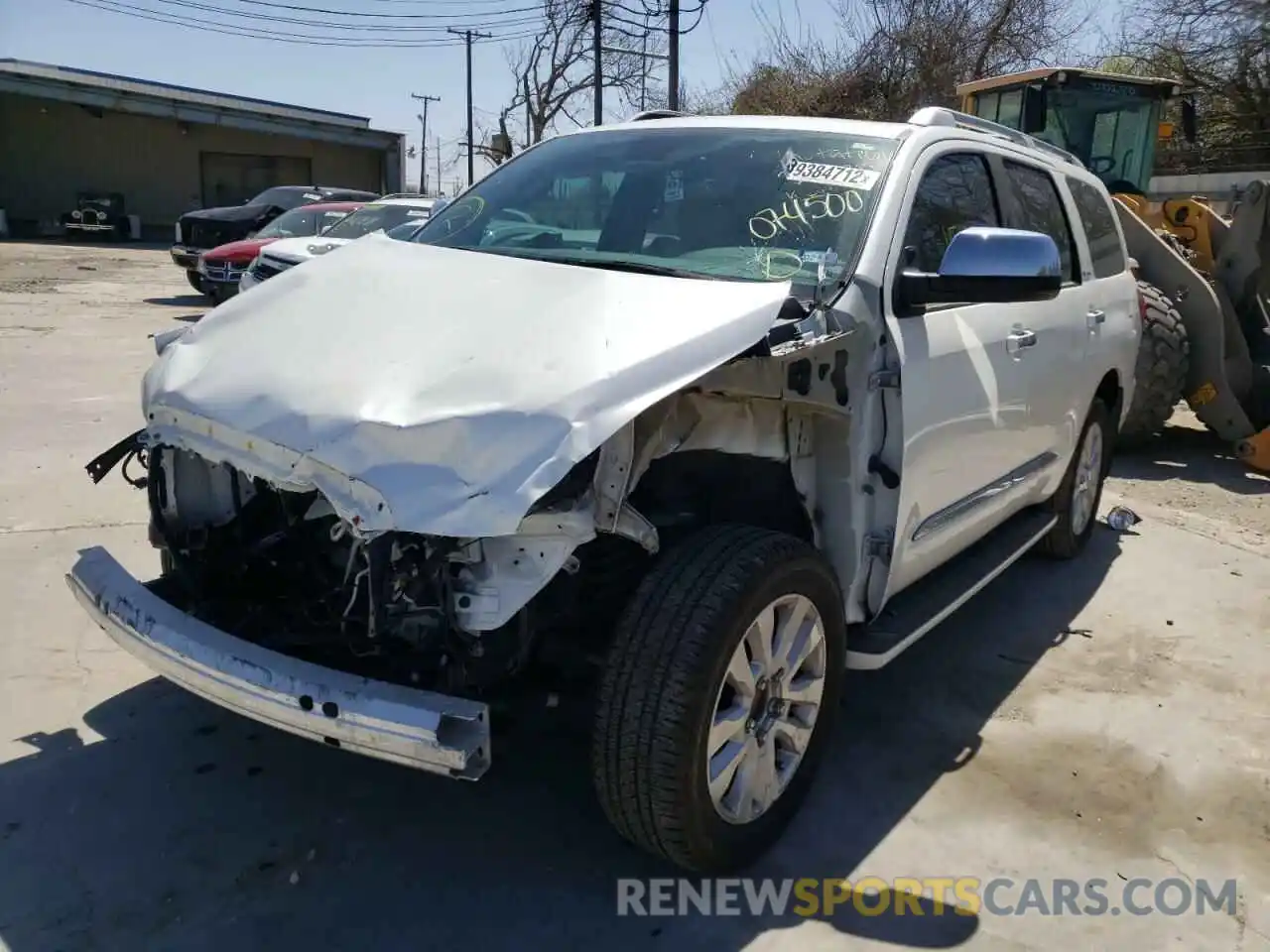 2 Photograph of a damaged car 5TDYY5G12LS074500 TOYOTA SEQUOIA 2020