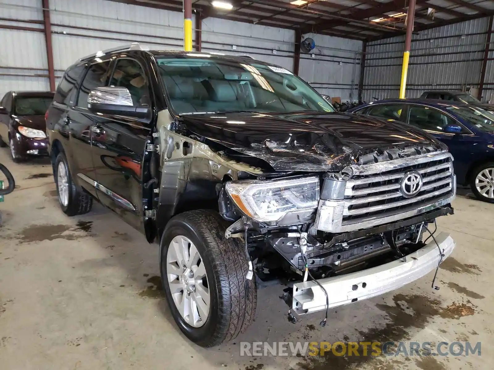 1 Photograph of a damaged car 5TDYY5G17LS074721 TOYOTA SEQUOIA 2020