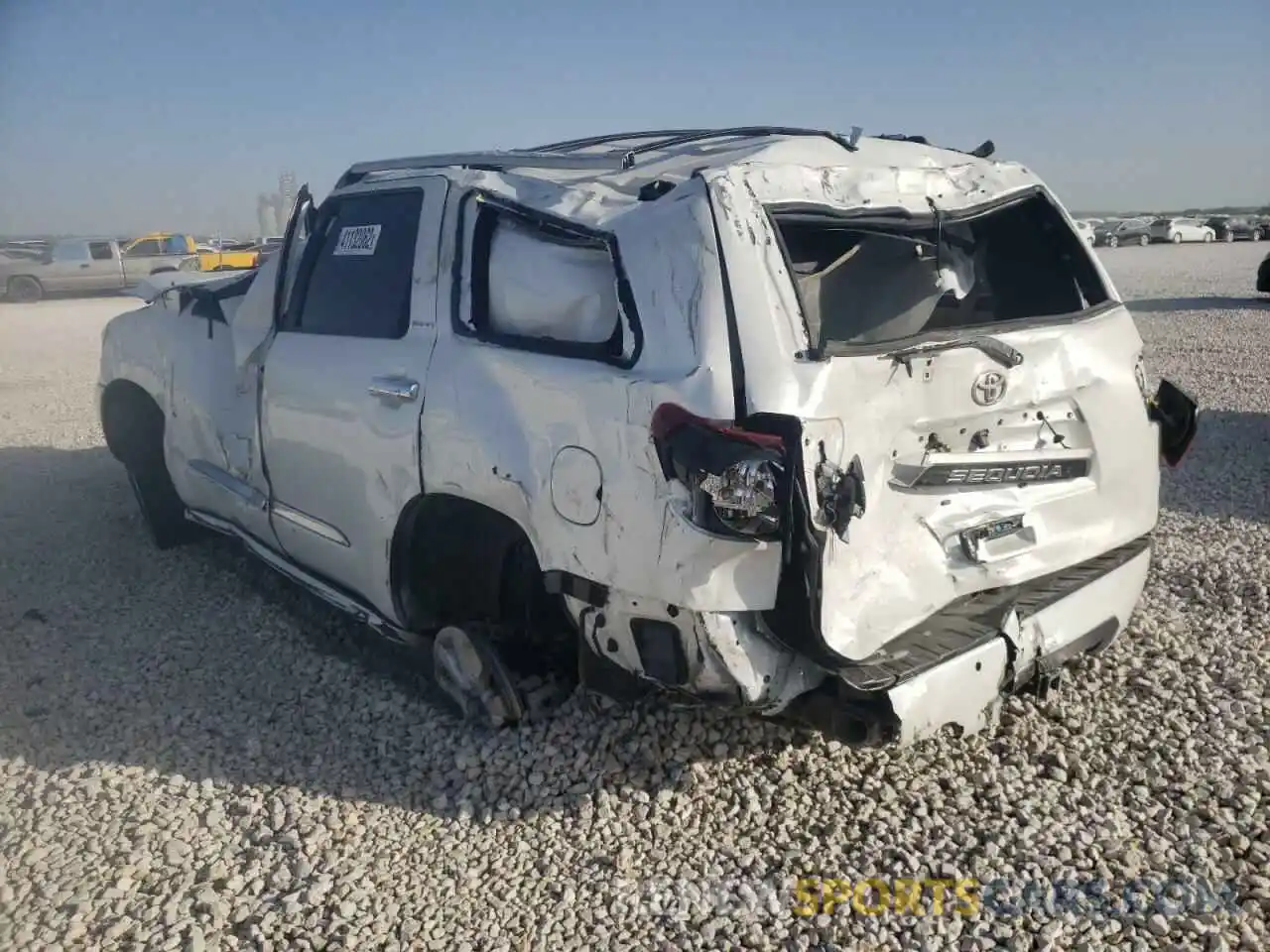 3 Photograph of a damaged car 5TDYY5G1XLS075300 TOYOTA SEQUOIA 2020