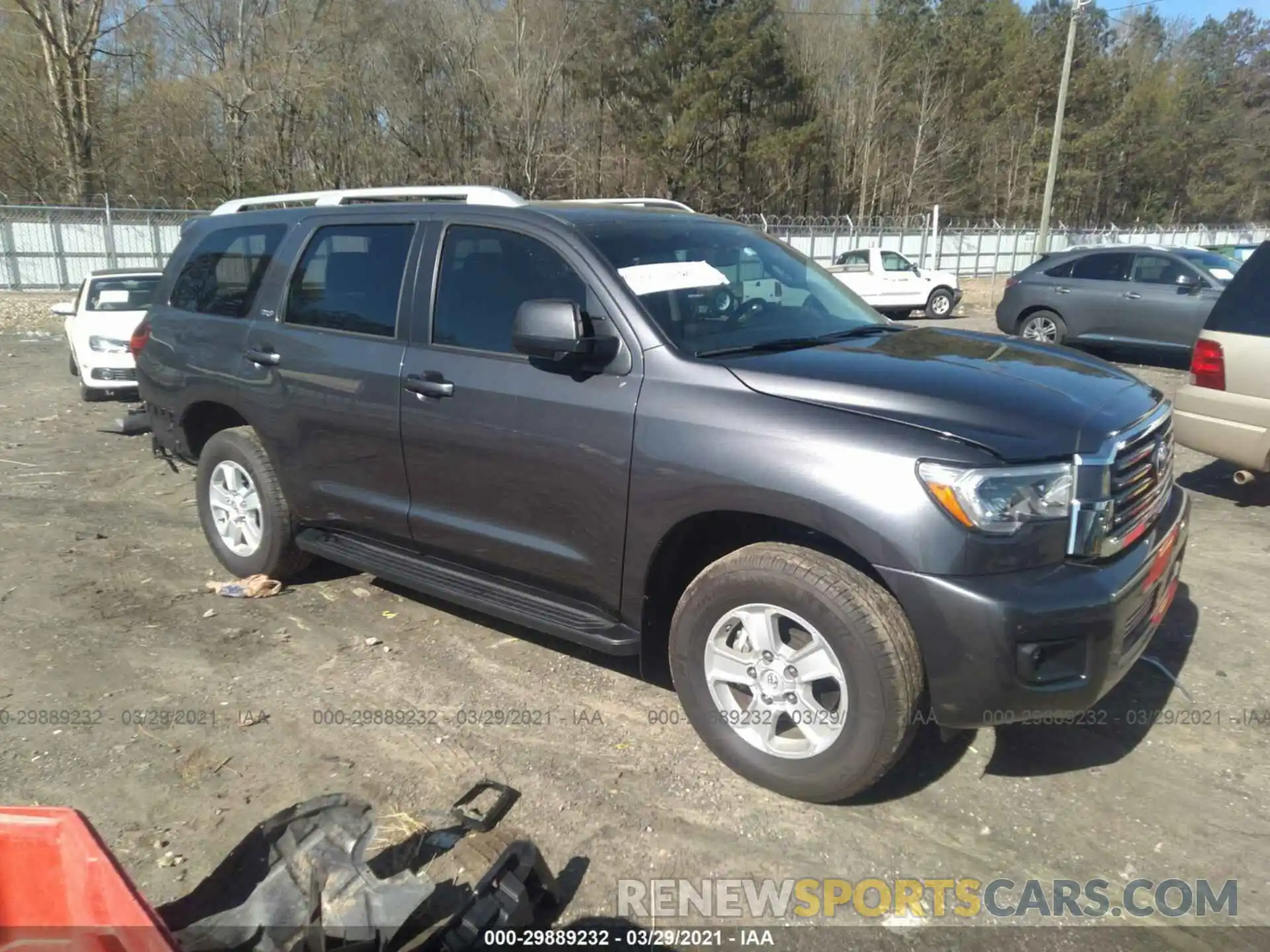 1 Photograph of a damaged car 5TDZY5G16LS074584 TOYOTA SEQUOIA 2020