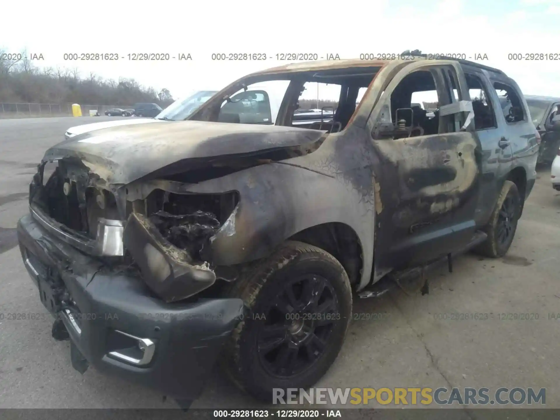 2 Photograph of a damaged car 5TDZY5G17LS074738 TOYOTA SEQUOIA 2020