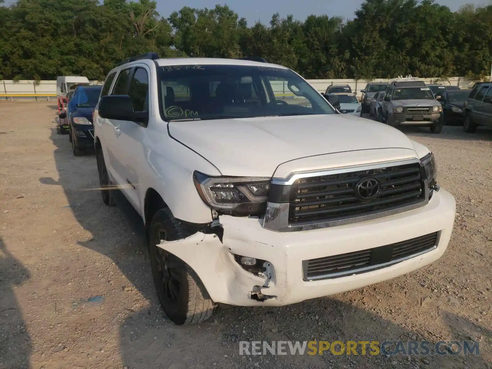 1 Photograph of a damaged car 5TDCY5B16MS185442 TOYOTA SEQUOIA 2021