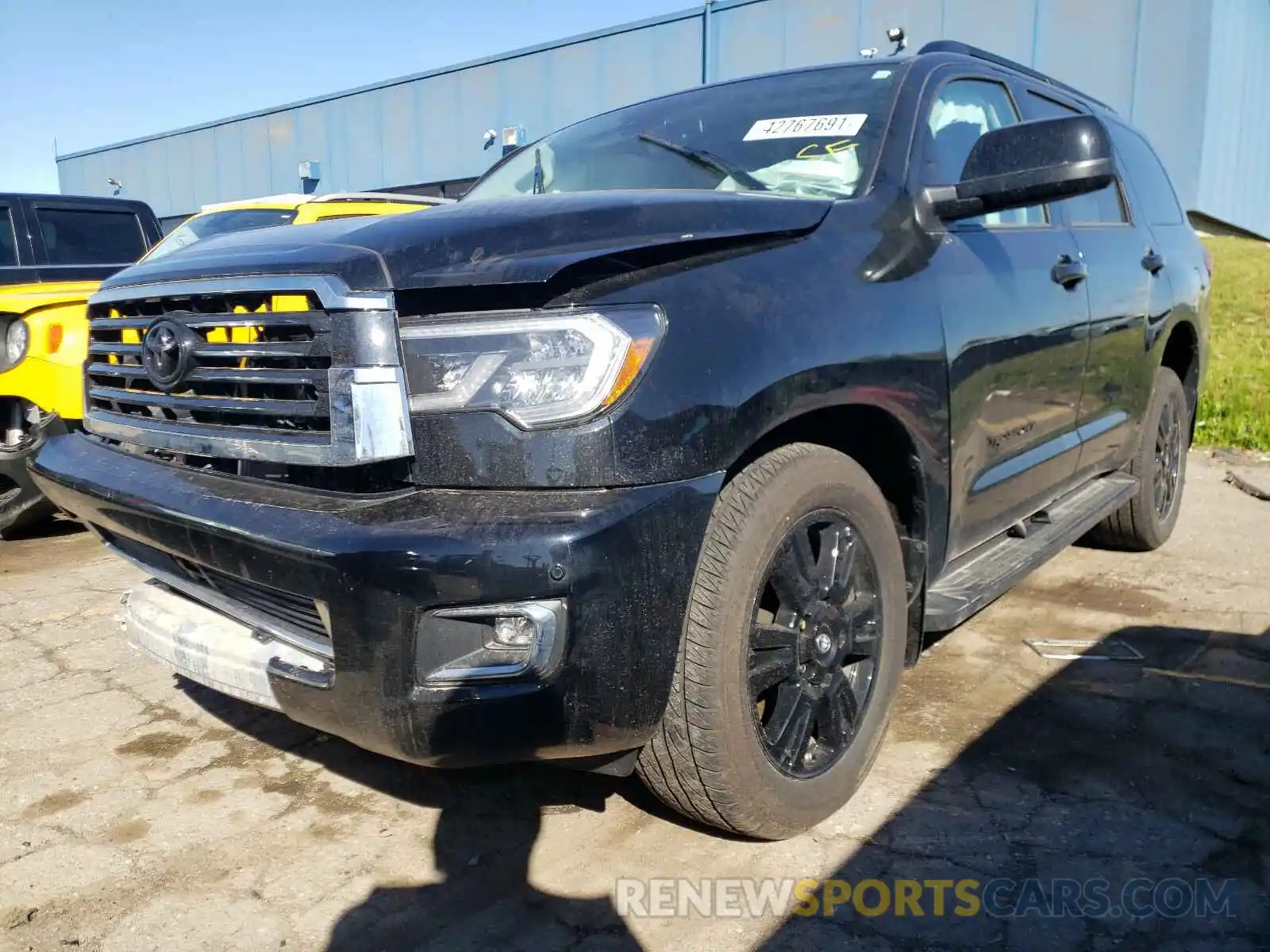 2 Photograph of a damaged car 5TDCY5B19MS182566 TOYOTA SEQUOIA 2021