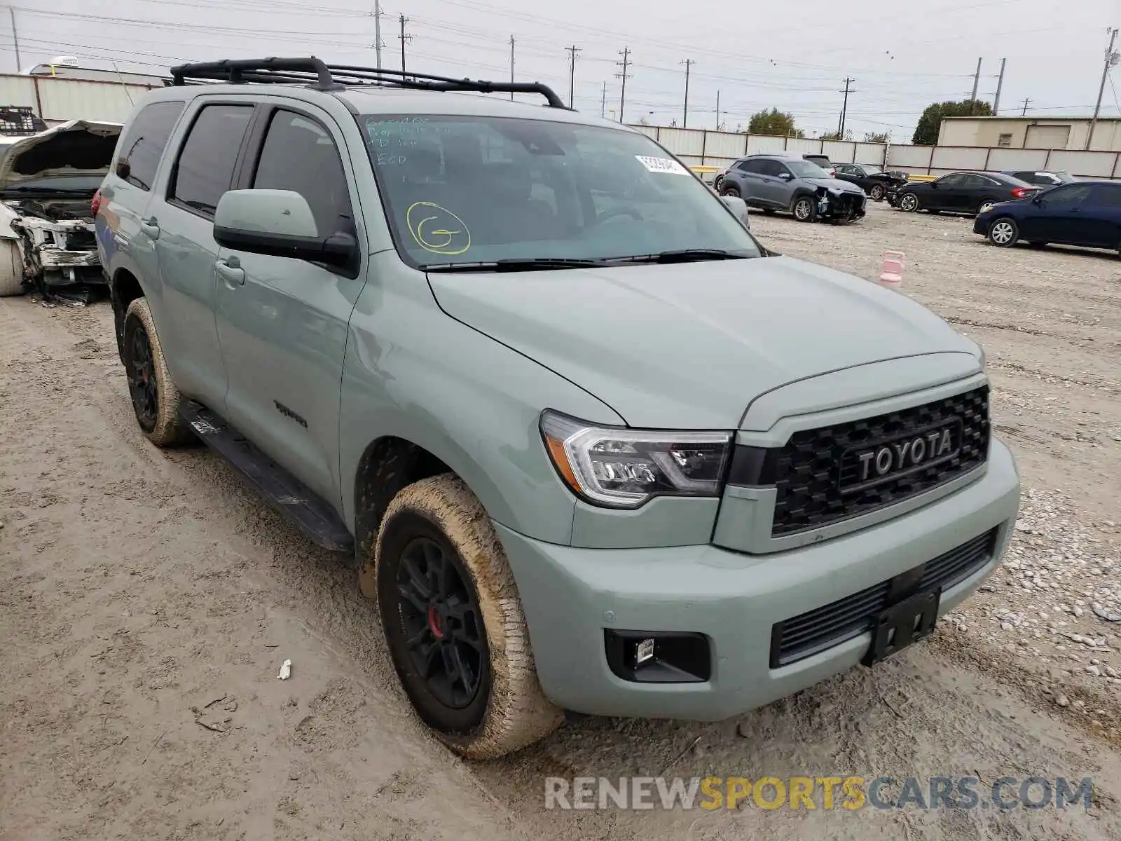 1 Photograph of a damaged car 5TDEY5B13MS187030 TOYOTA SEQUOIA 2021