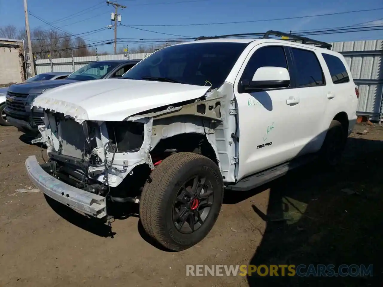 1 Photograph of a damaged car 5TDEY5B16MS186745 TOYOTA SEQUOIA 2021