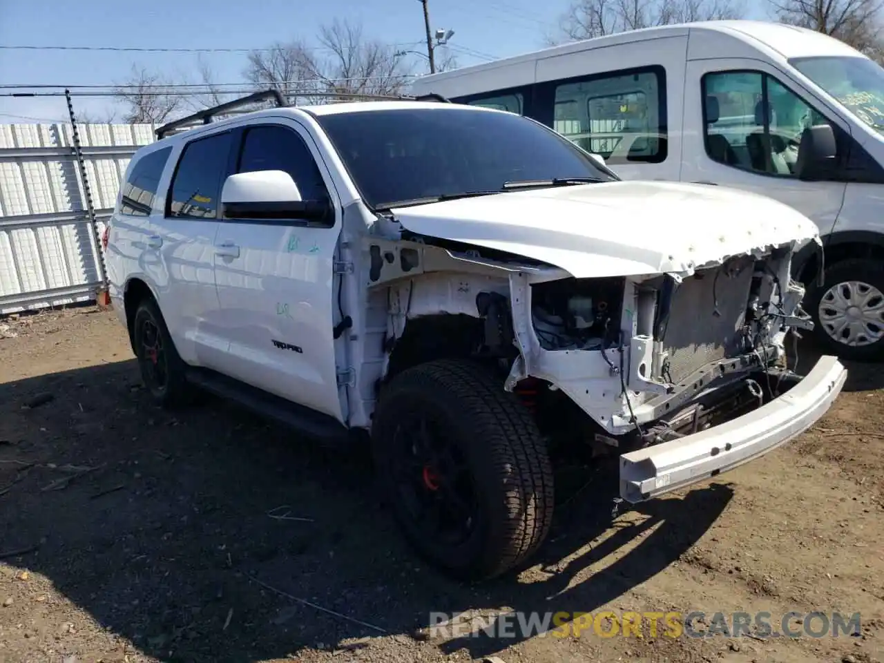 4 Photograph of a damaged car 5TDEY5B16MS186745 TOYOTA SEQUOIA 2021