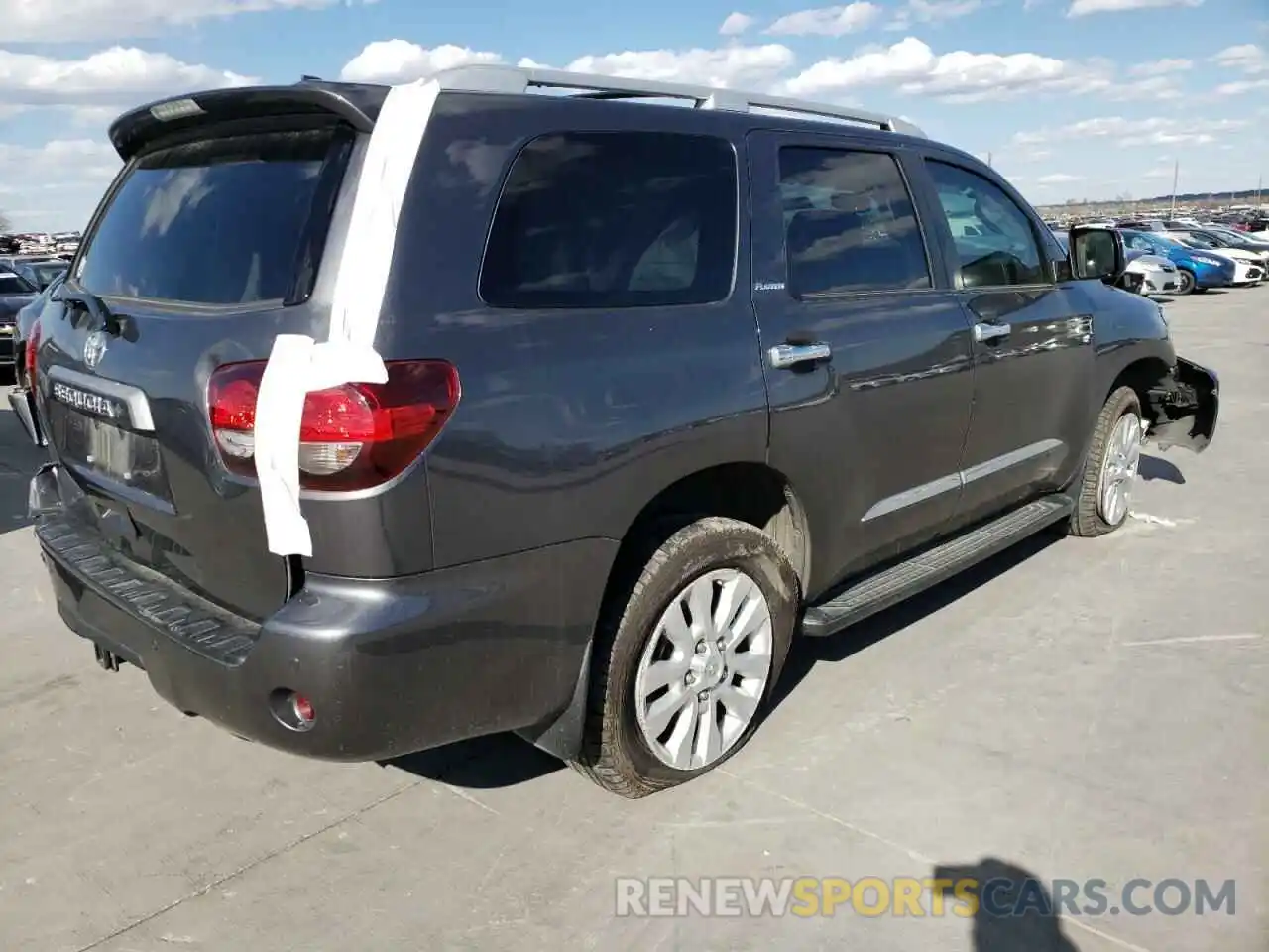 4 Фотография поврежденного автомобиля 5TDGY5A14MS075623 TOYOTA SEQUOIA 2021