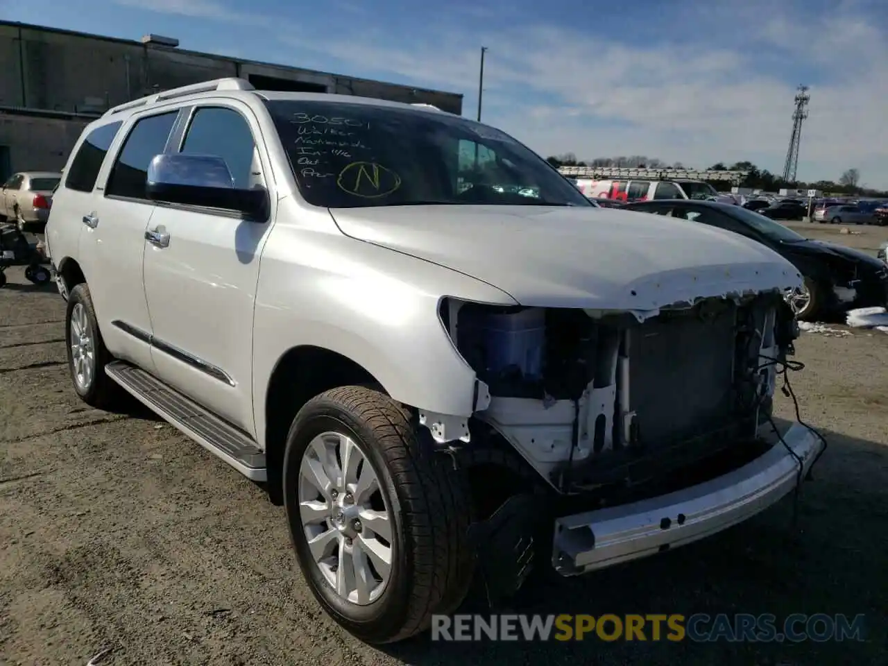 1 Photograph of a damaged car 5TDGY5B19MS182827 TOYOTA SEQUOIA 2021