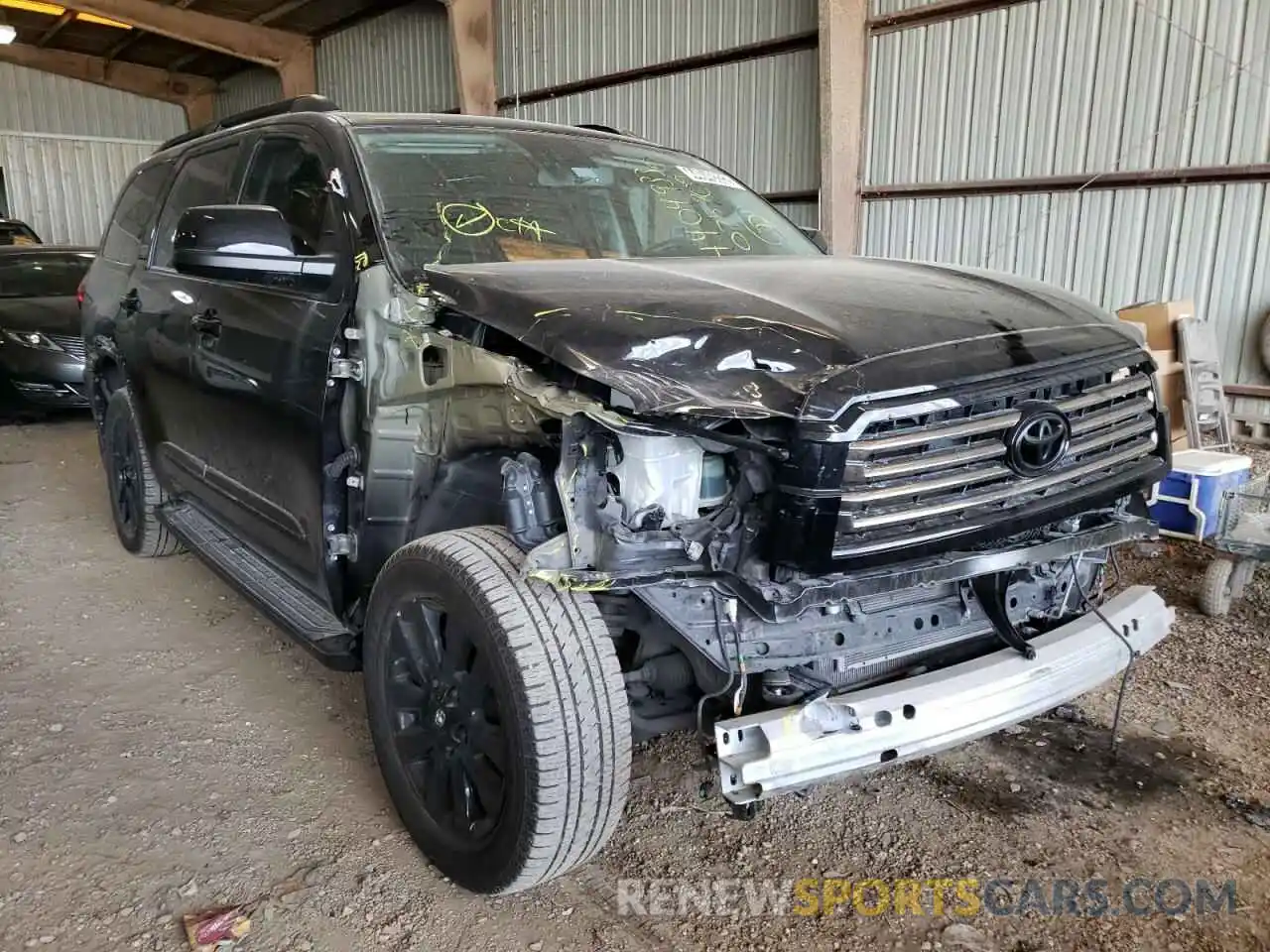 1 Photograph of a damaged car 5TDHY5A18MS075709 TOYOTA SEQUOIA 2021