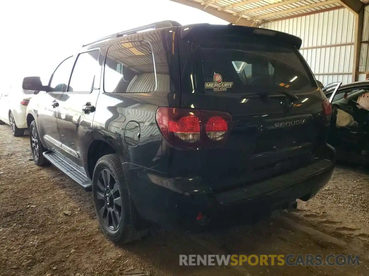 3 Photograph of a damaged car 5TDHY5A18MS075709 TOYOTA SEQUOIA 2021