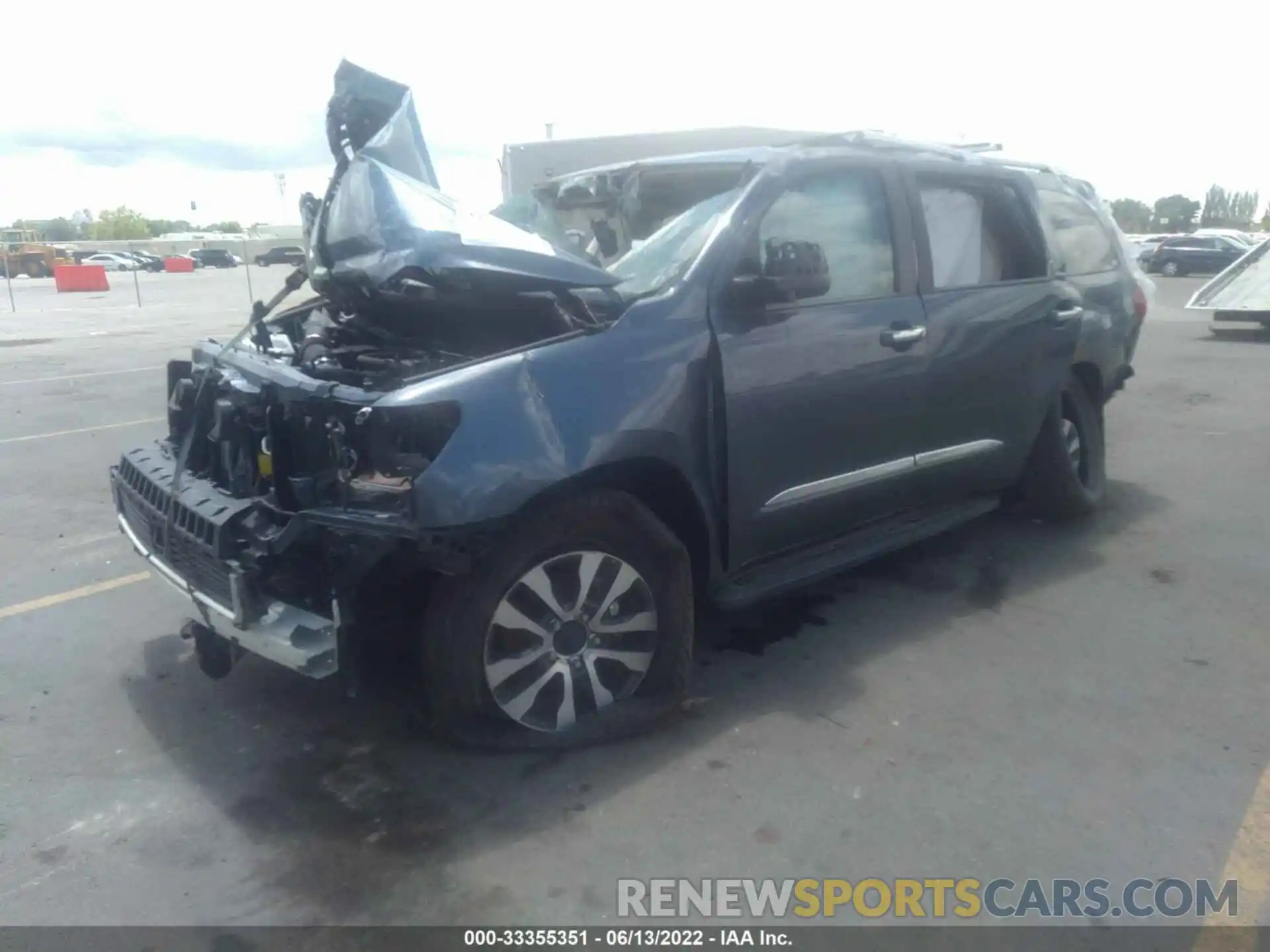 2 Photograph of a damaged car 5TDFY5B11NS189803 TOYOTA SEQUOIA 2022