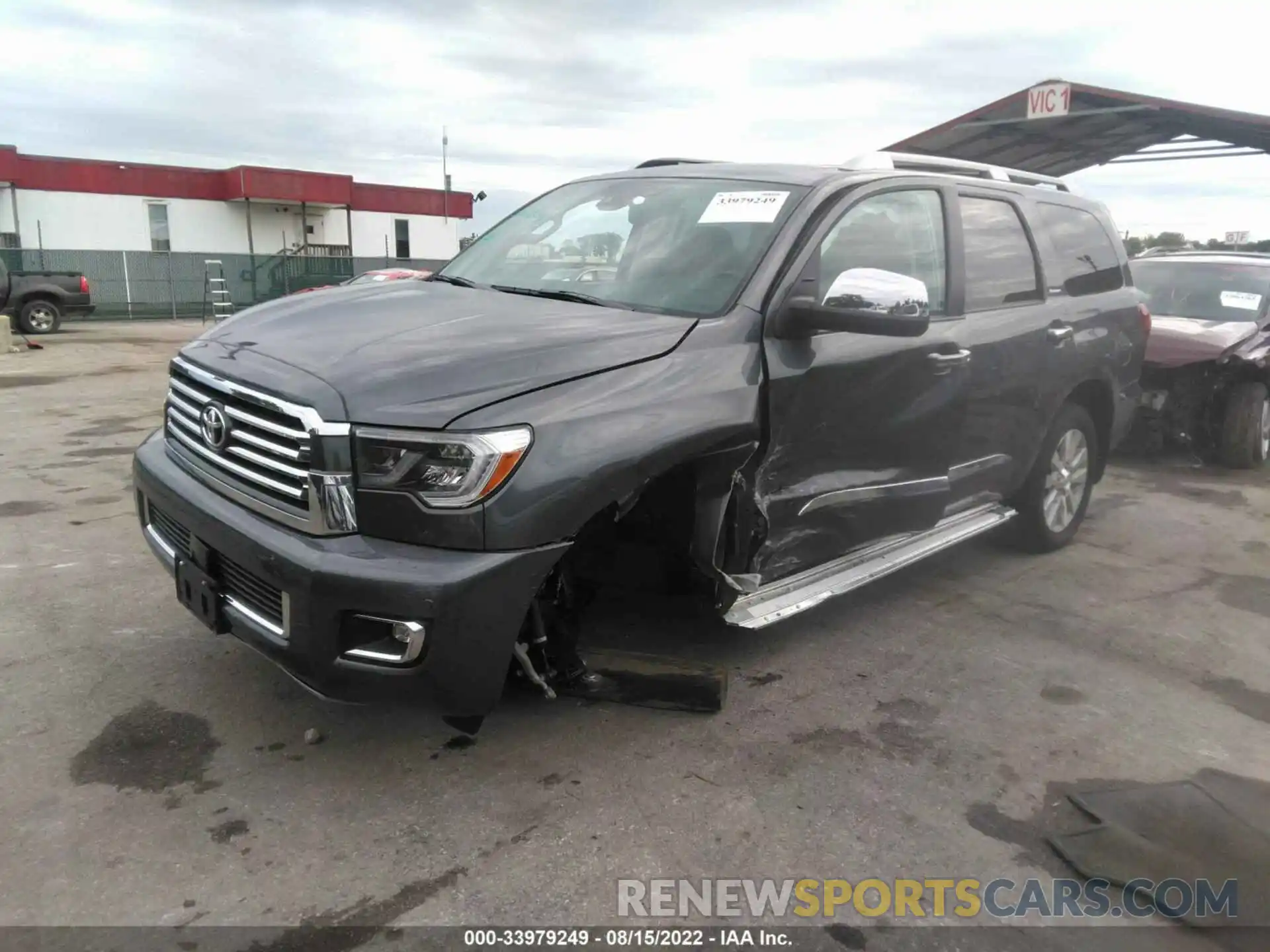 2 Photograph of a damaged car 5TDGY5B1XNS187567 TOYOTA SEQUOIA 2022