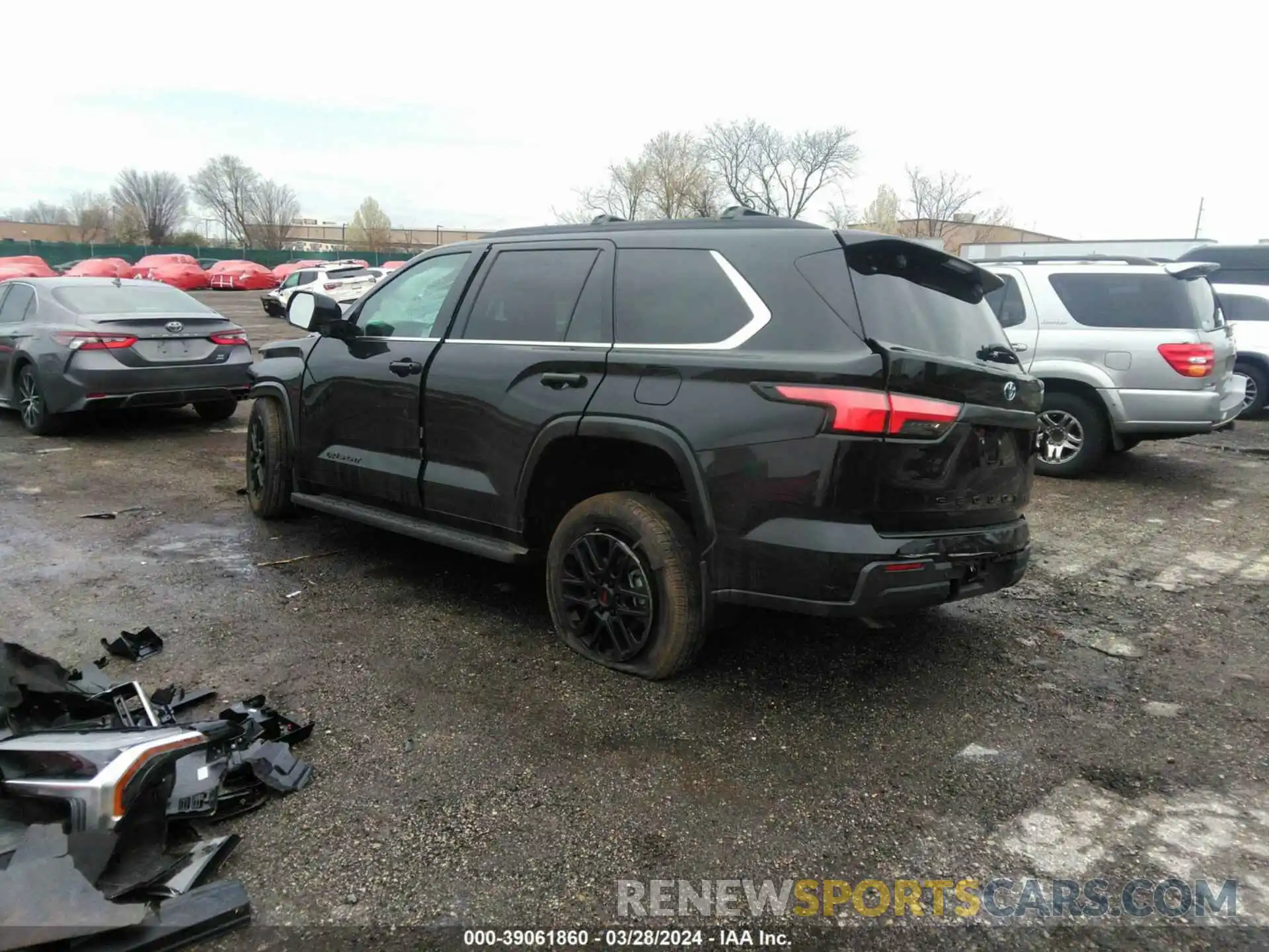 3 Photograph of a damaged car 7SVAAABA0RX028128 TOYOTA SEQUOIA 2024