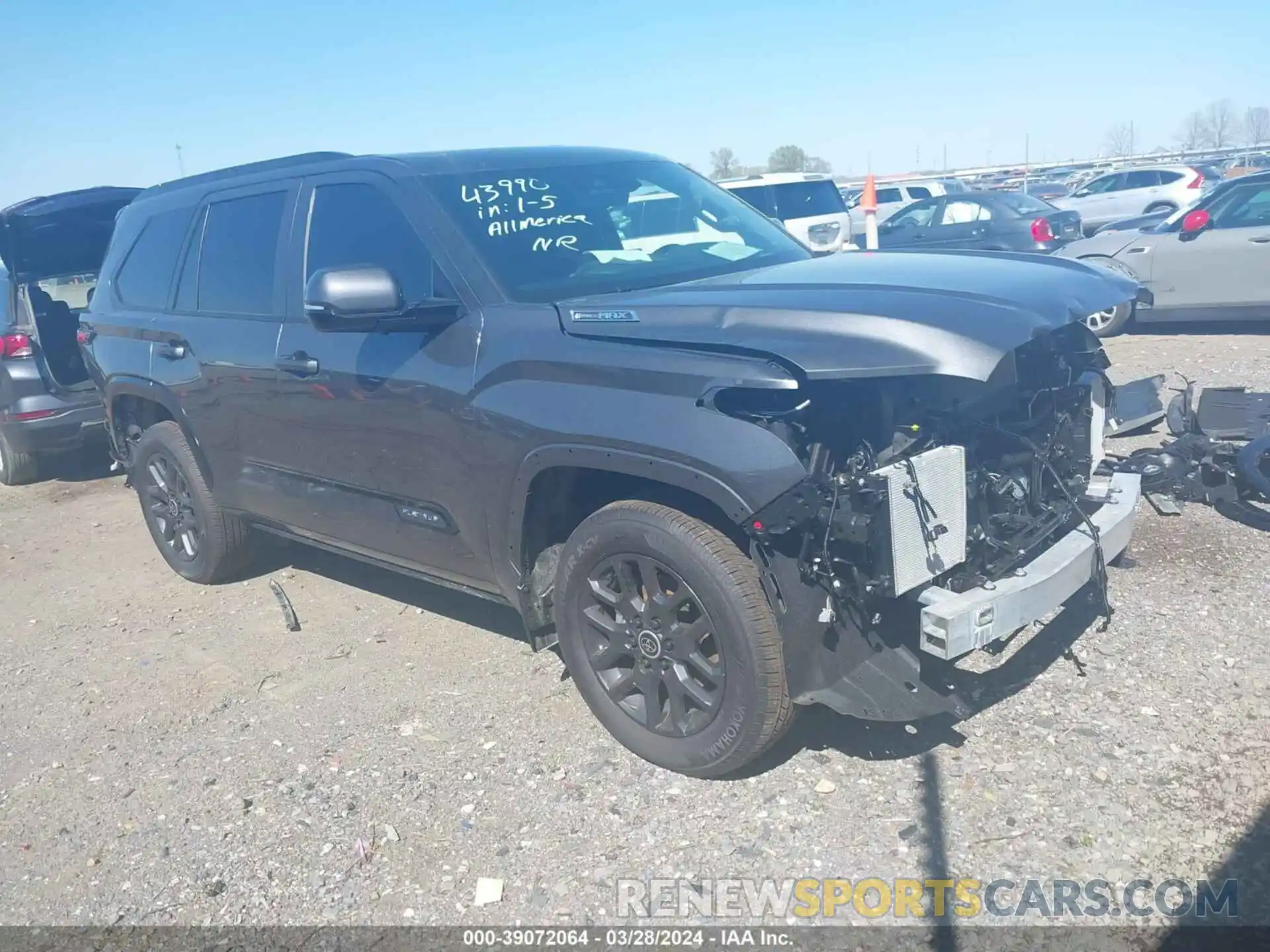 1 Photograph of a damaged car 7SVAAABA2RX026994 TOYOTA SEQUOIA 2024