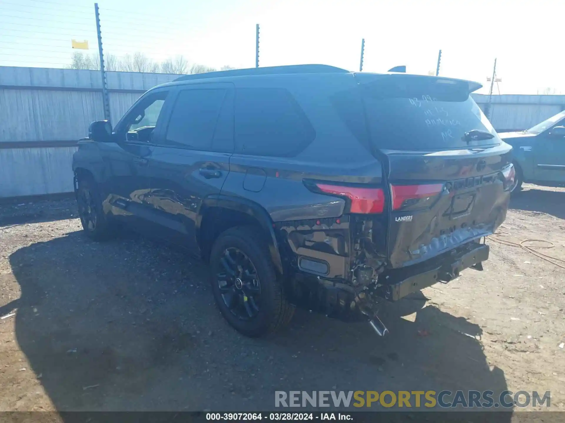 3 Photograph of a damaged car 7SVAAABA2RX026994 TOYOTA SEQUOIA 2024