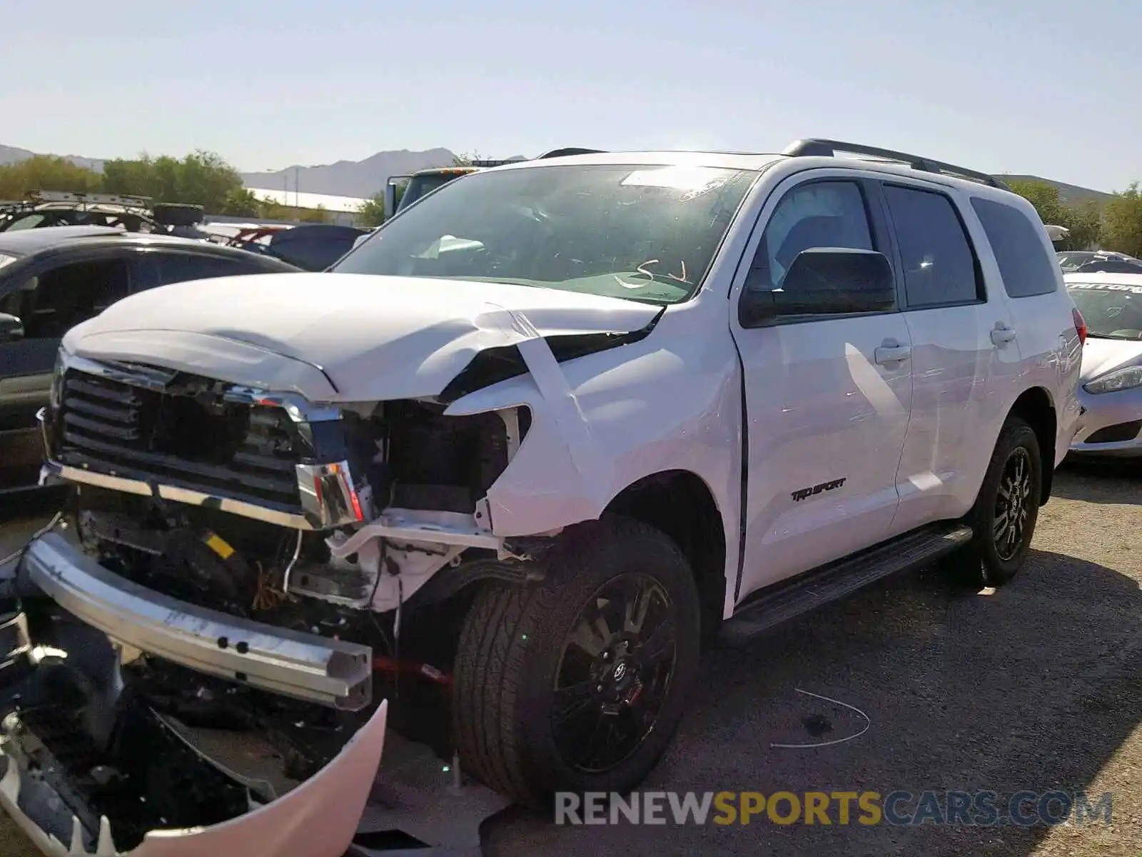 2 Photograph of a damaged car 5TDBY5G10KS172199 TOYOTA SEQUOIA SR 2019