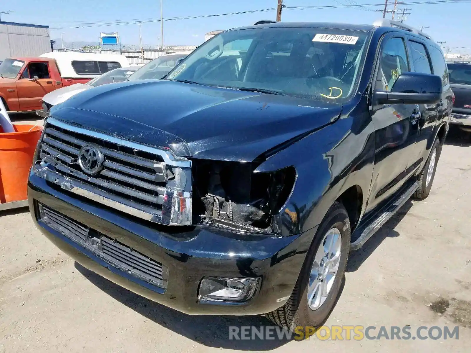 2 Photograph of a damaged car 5TDBY5G13KS169507 TOYOTA SEQUOIA SR 2019