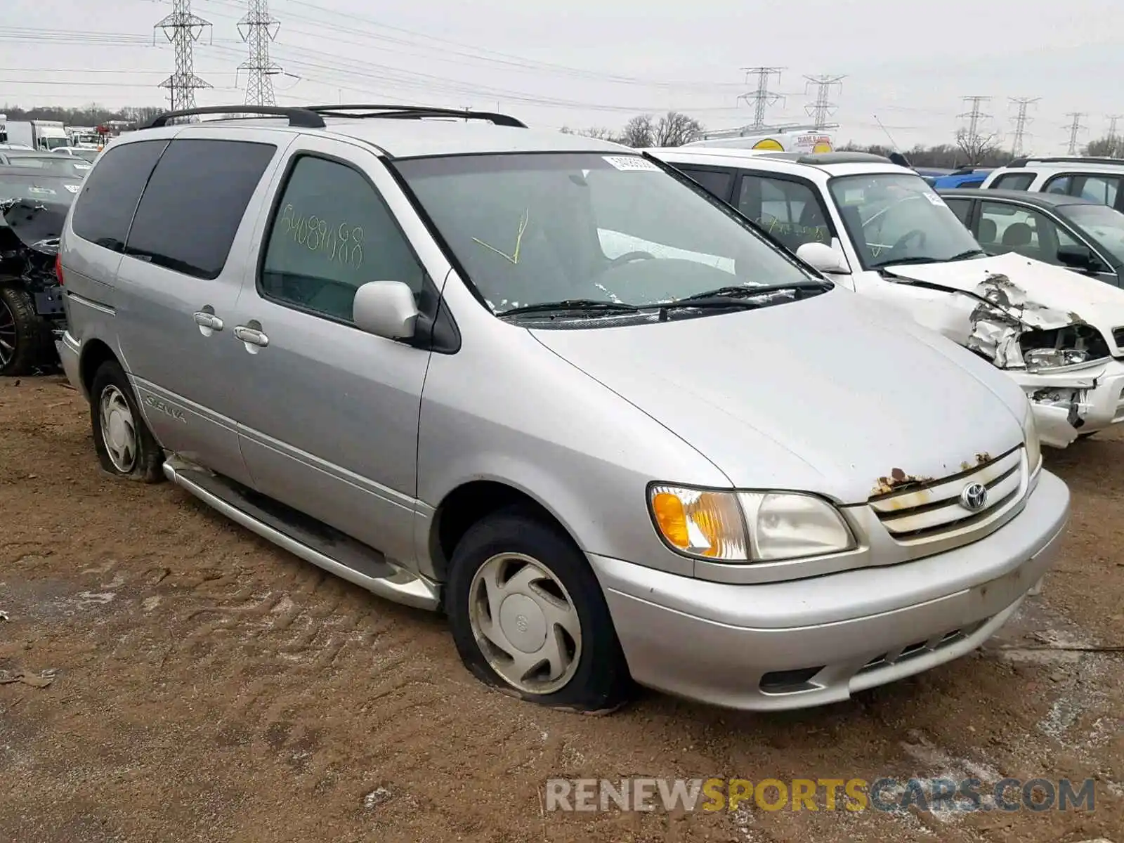 1 Фотография поврежденного автомобиля 4T3ZF13C62U484384 TOYOTA SIENNA 2019