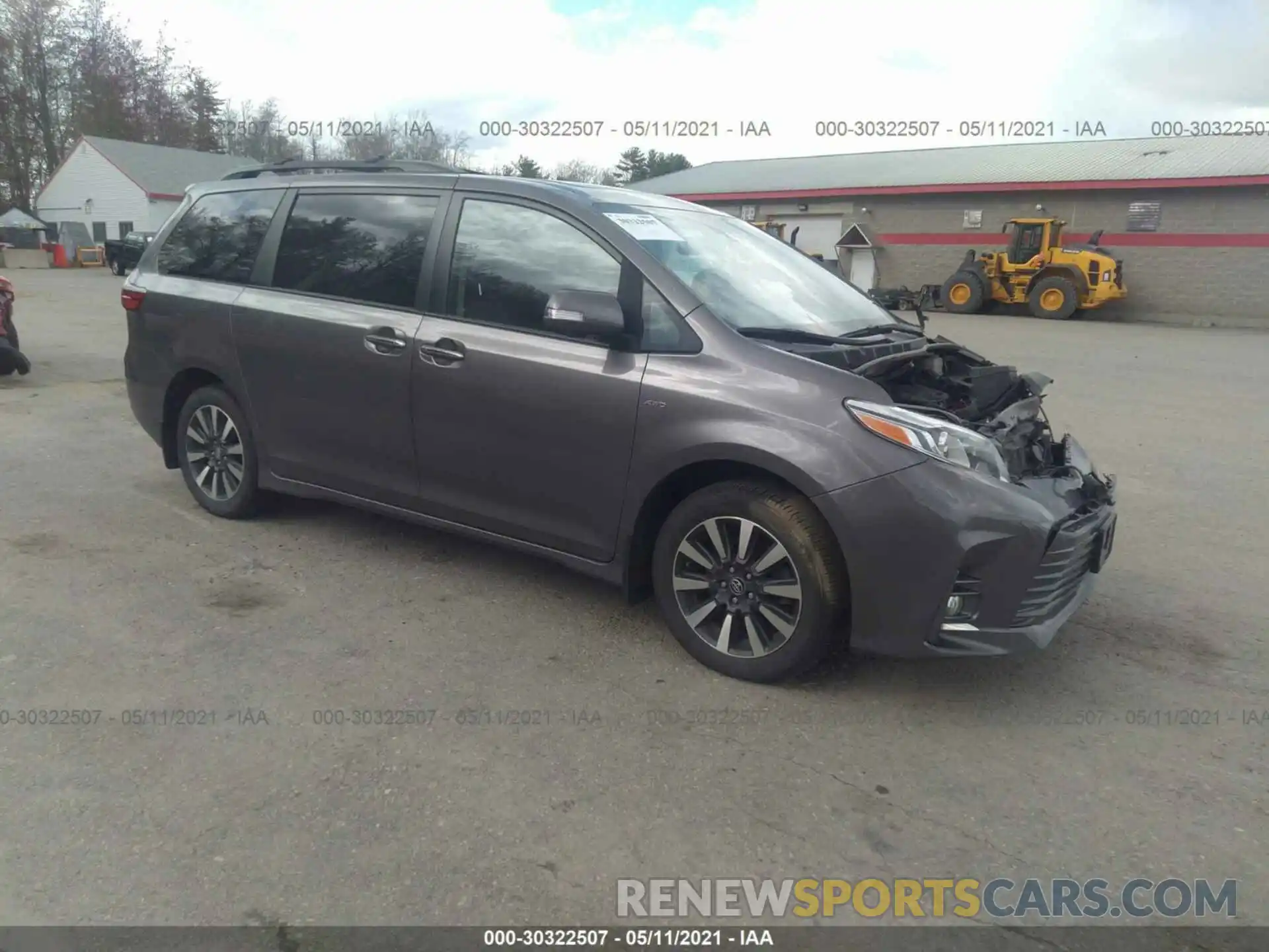 1 Фотография поврежденного автомобиля 5TDDZ3DC0KS210112 TOYOTA SIENNA 2019