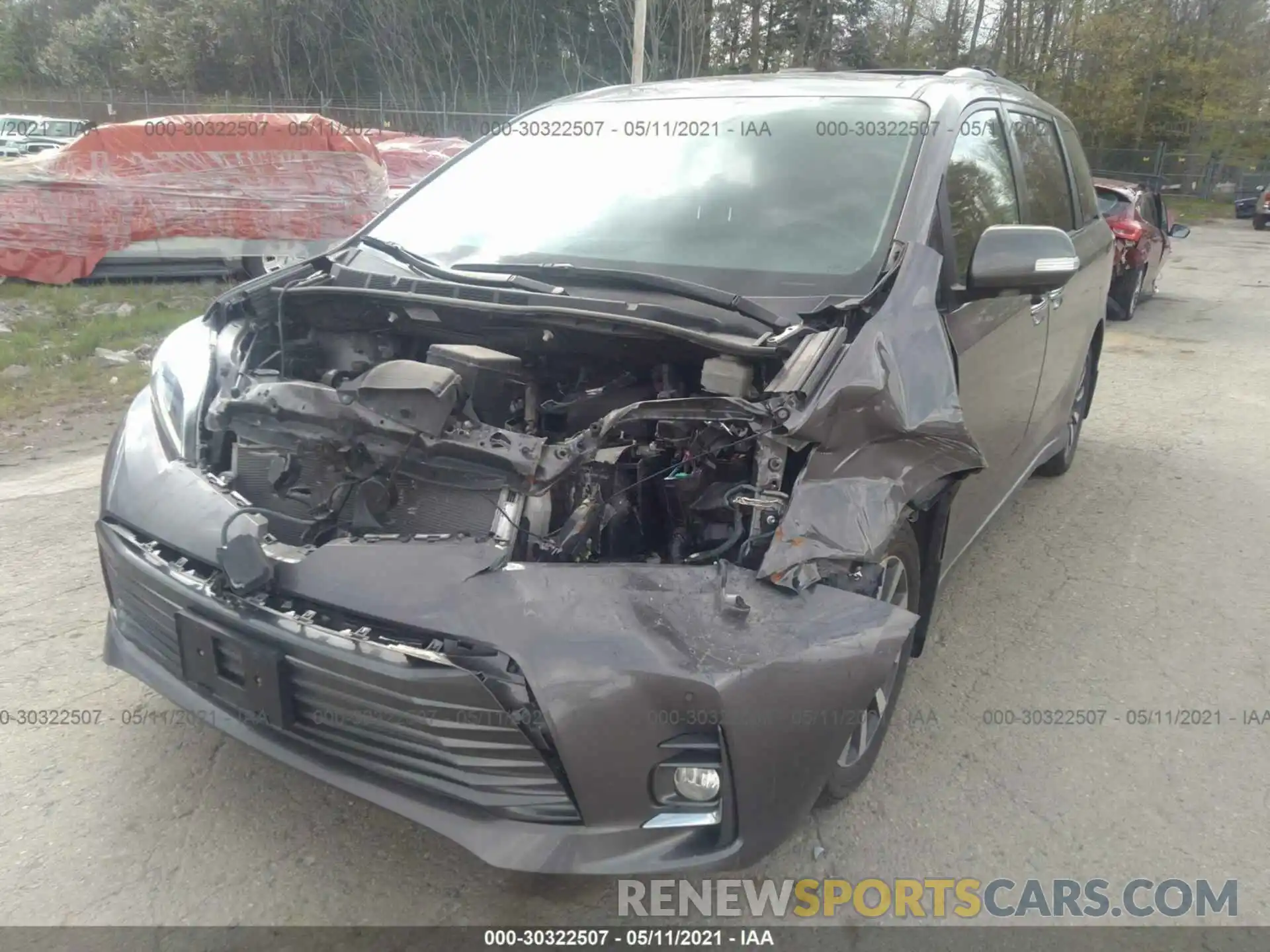 6 Фотография поврежденного автомобиля 5TDDZ3DC0KS210112 TOYOTA SIENNA 2019