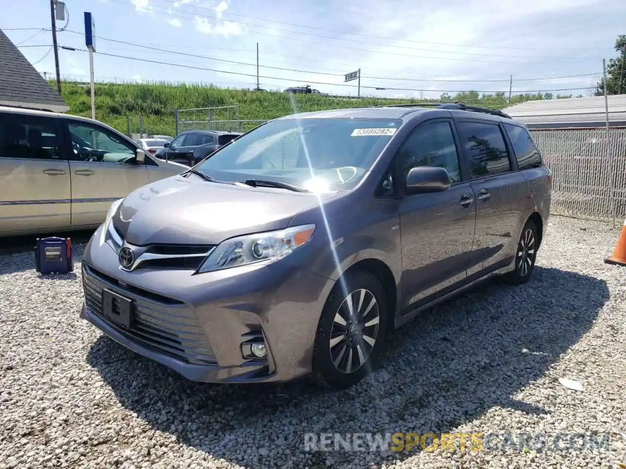 2 Фотография поврежденного автомобиля 5TDDZ3DC0KS224009 TOYOTA SIENNA 2019