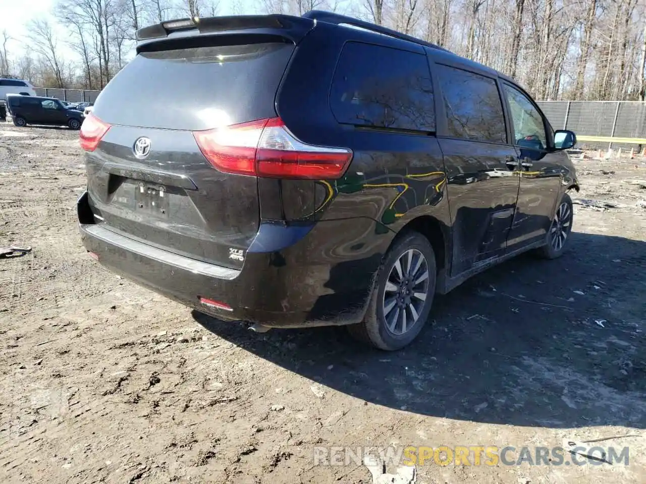 4 Фотография поврежденного автомобиля 5TDDZ3DC0KS225287 TOYOTA SIENNA 2019