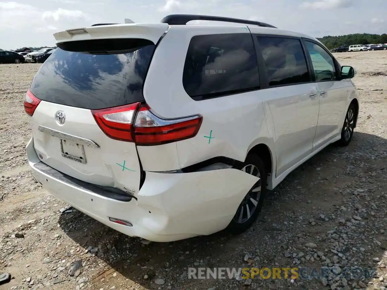 4 Фотография поврежденного автомобиля 5TDDZ3DC0KS227315 TOYOTA SIENNA 2019