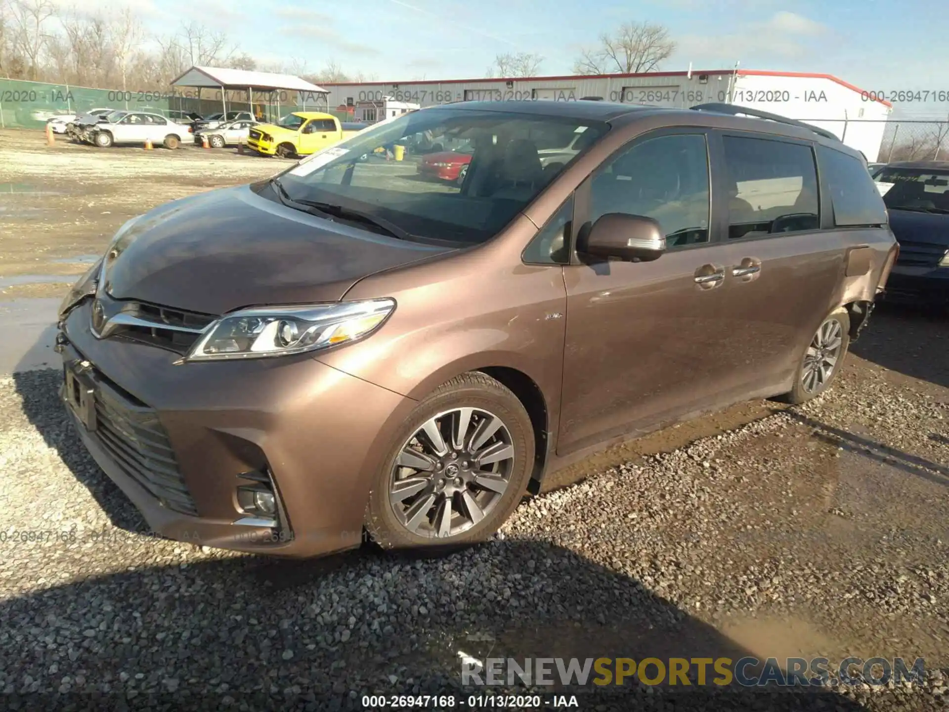 2 Фотография поврежденного автомобиля 5TDDZ3DC1KS210779 TOYOTA SIENNA 2019