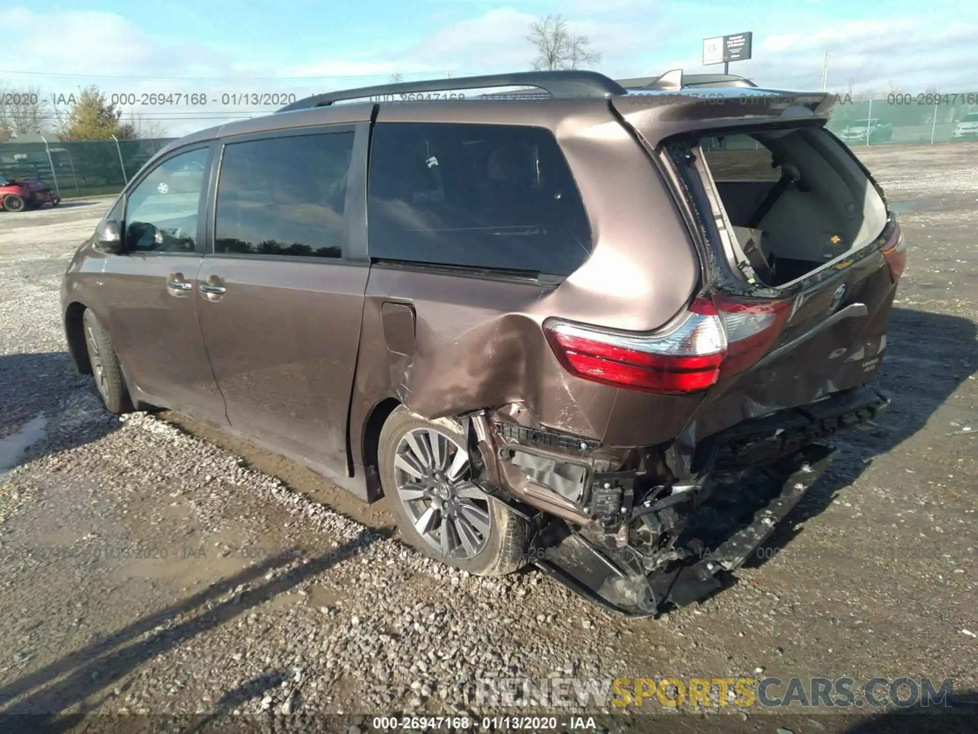 3 Фотография поврежденного автомобиля 5TDDZ3DC1KS210779 TOYOTA SIENNA 2019