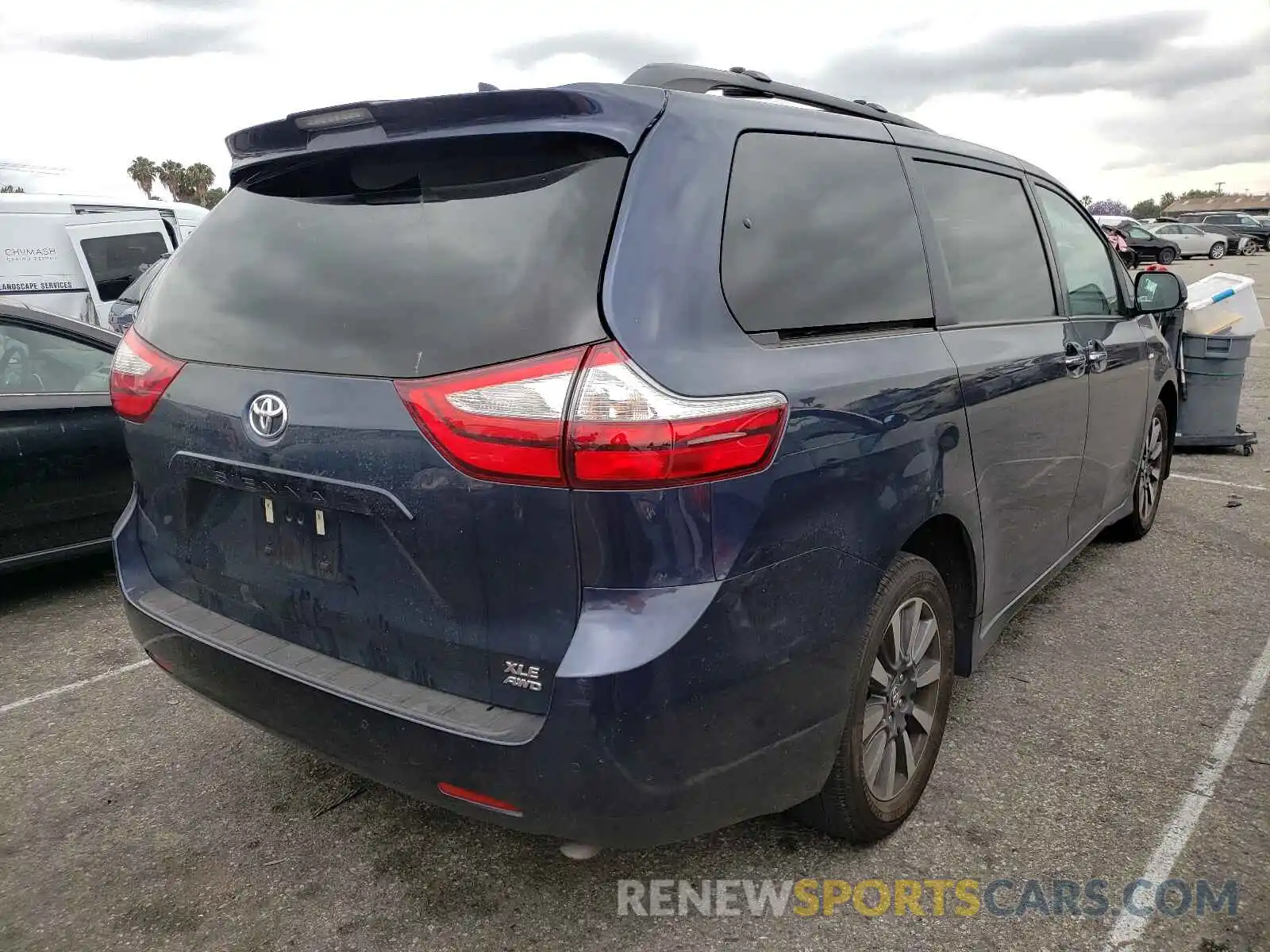 4 Фотография поврежденного автомобиля 5TDDZ3DC1KS212354 TOYOTA SIENNA 2019