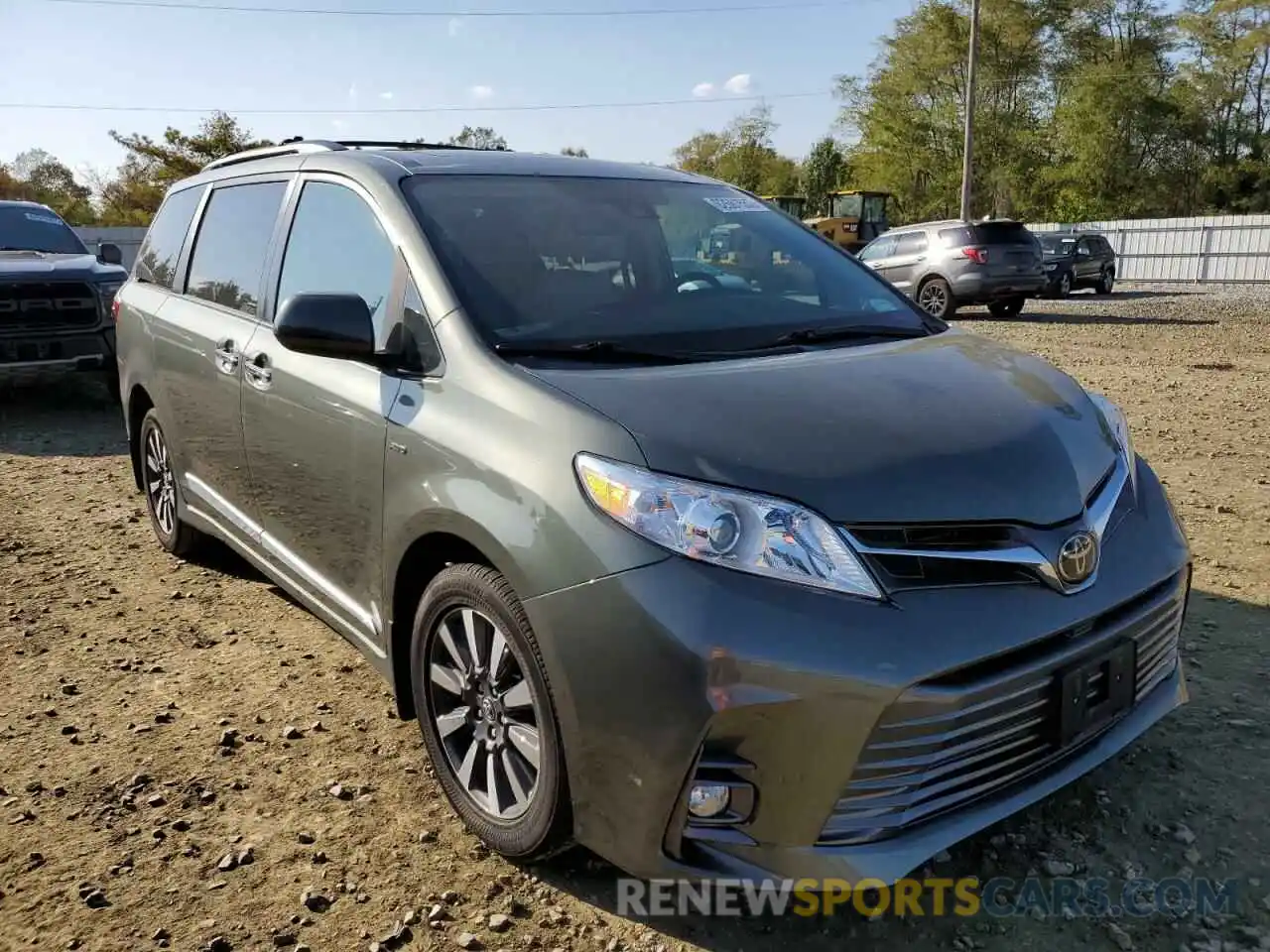 1 Photograph of a damaged car 5TDDZ3DC2KS217370 TOYOTA SIENNA 2019