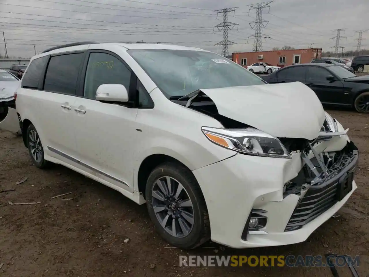 1 Photograph of a damaged car 5TDDZ3DC2KS217448 TOYOTA SIENNA 2019