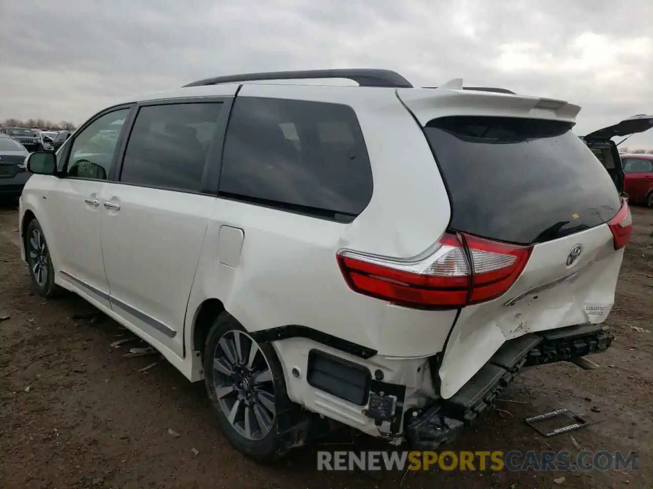 3 Фотография поврежденного автомобиля 5TDDZ3DC2KS217448 TOYOTA SIENNA 2019