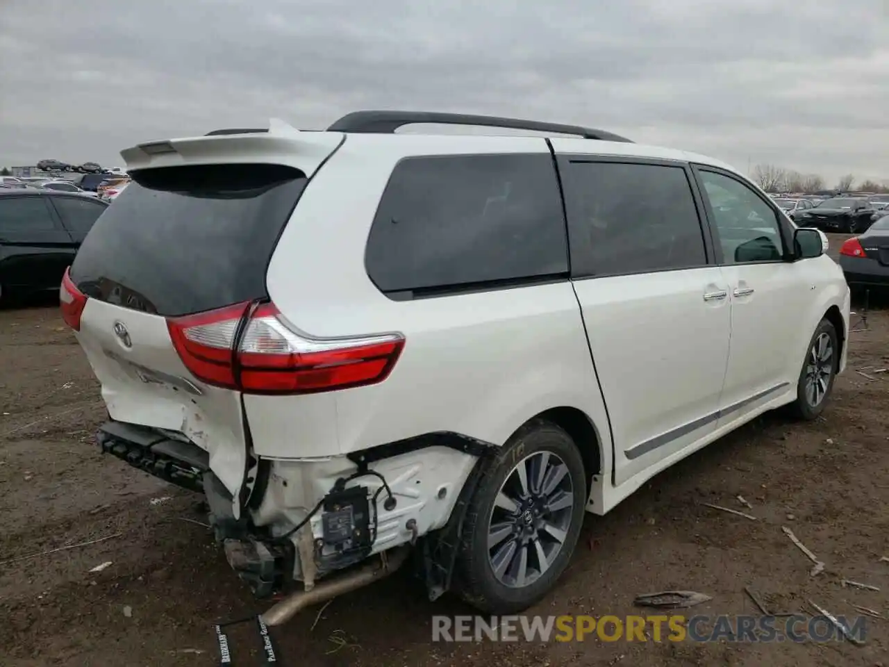 4 Фотография поврежденного автомобиля 5TDDZ3DC2KS217448 TOYOTA SIENNA 2019