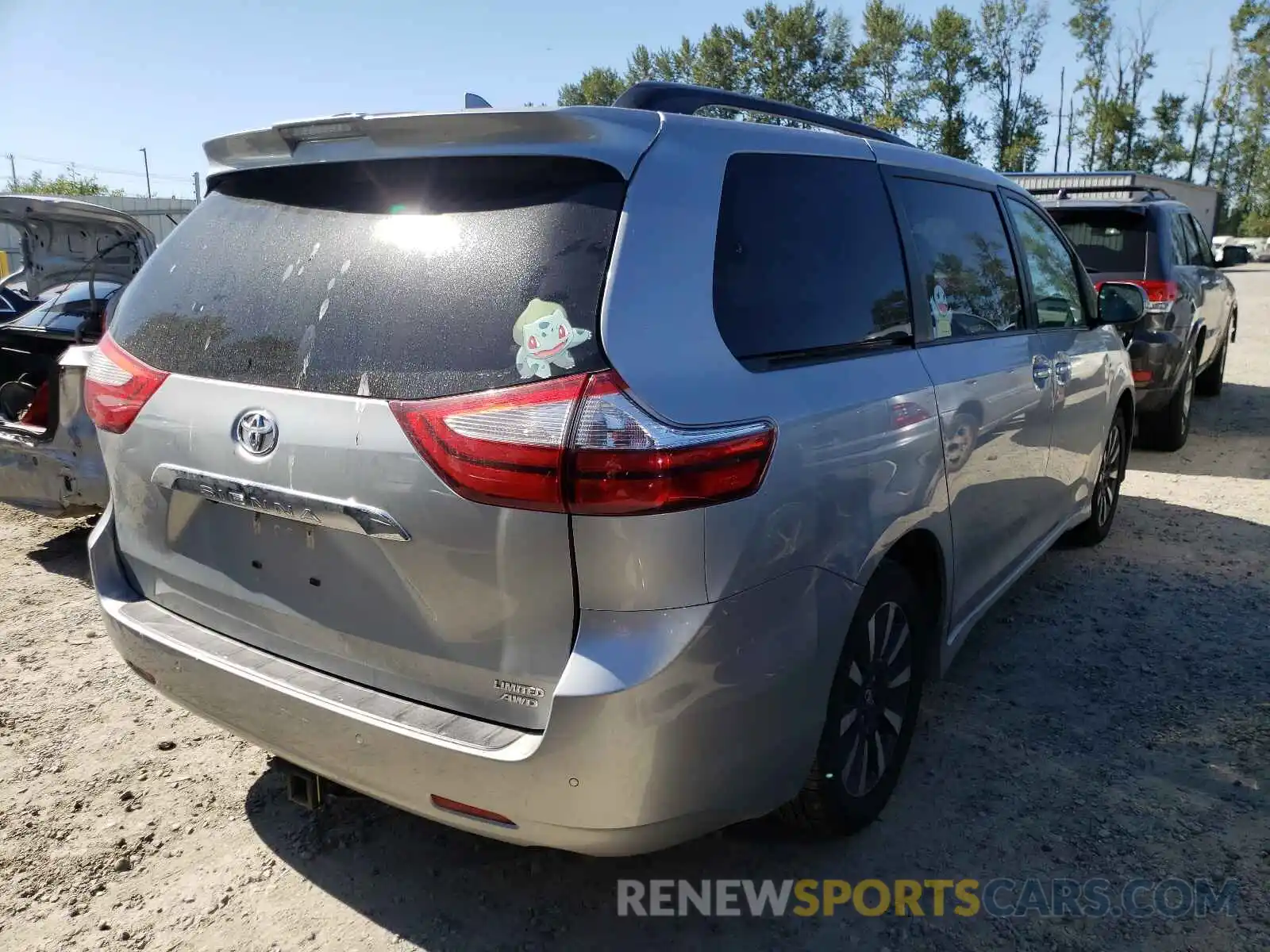 4 Фотография поврежденного автомобиля 5TDDZ3DC2KS227994 TOYOTA SIENNA 2019