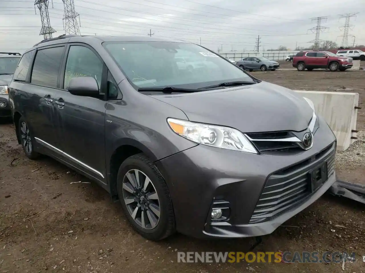 1 Фотография поврежденного автомобиля 5TDDZ3DC3KS210962 TOYOTA SIENNA 2019