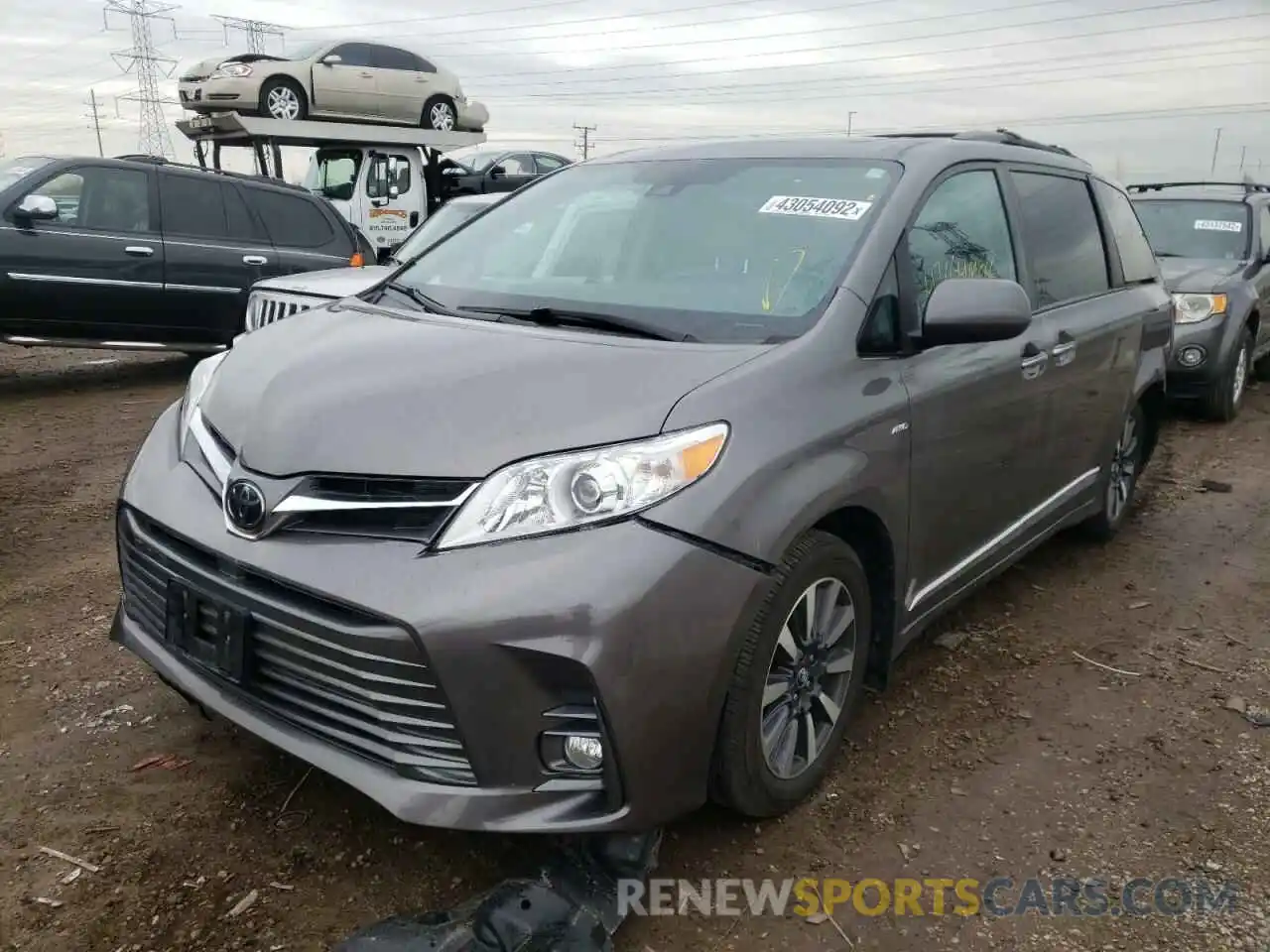 2 Фотография поврежденного автомобиля 5TDDZ3DC3KS210962 TOYOTA SIENNA 2019