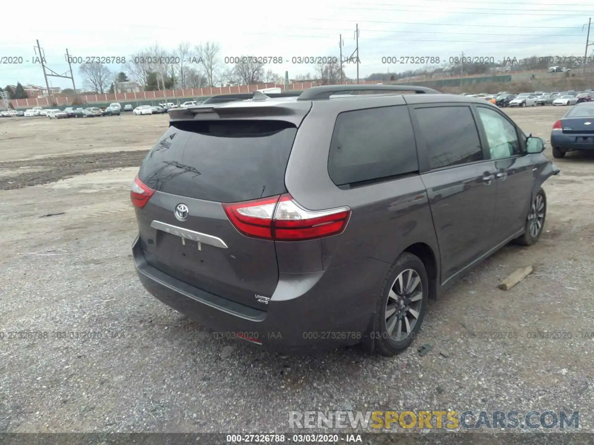 4 Фотография поврежденного автомобиля 5TDDZ3DC3KS218446 TOYOTA SIENNA 2019