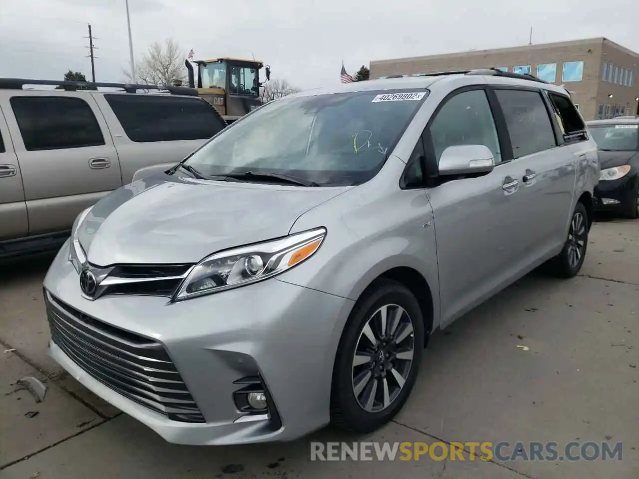 2 Фотография поврежденного автомобиля 5TDDZ3DC4KS211053 TOYOTA SIENNA 2019