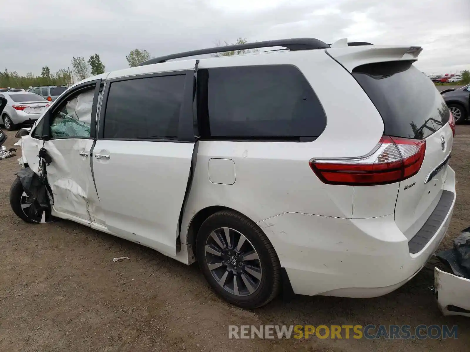 3 Фотография поврежденного автомобиля 5TDDZ3DC4KS211151 TOYOTA SIENNA 2019