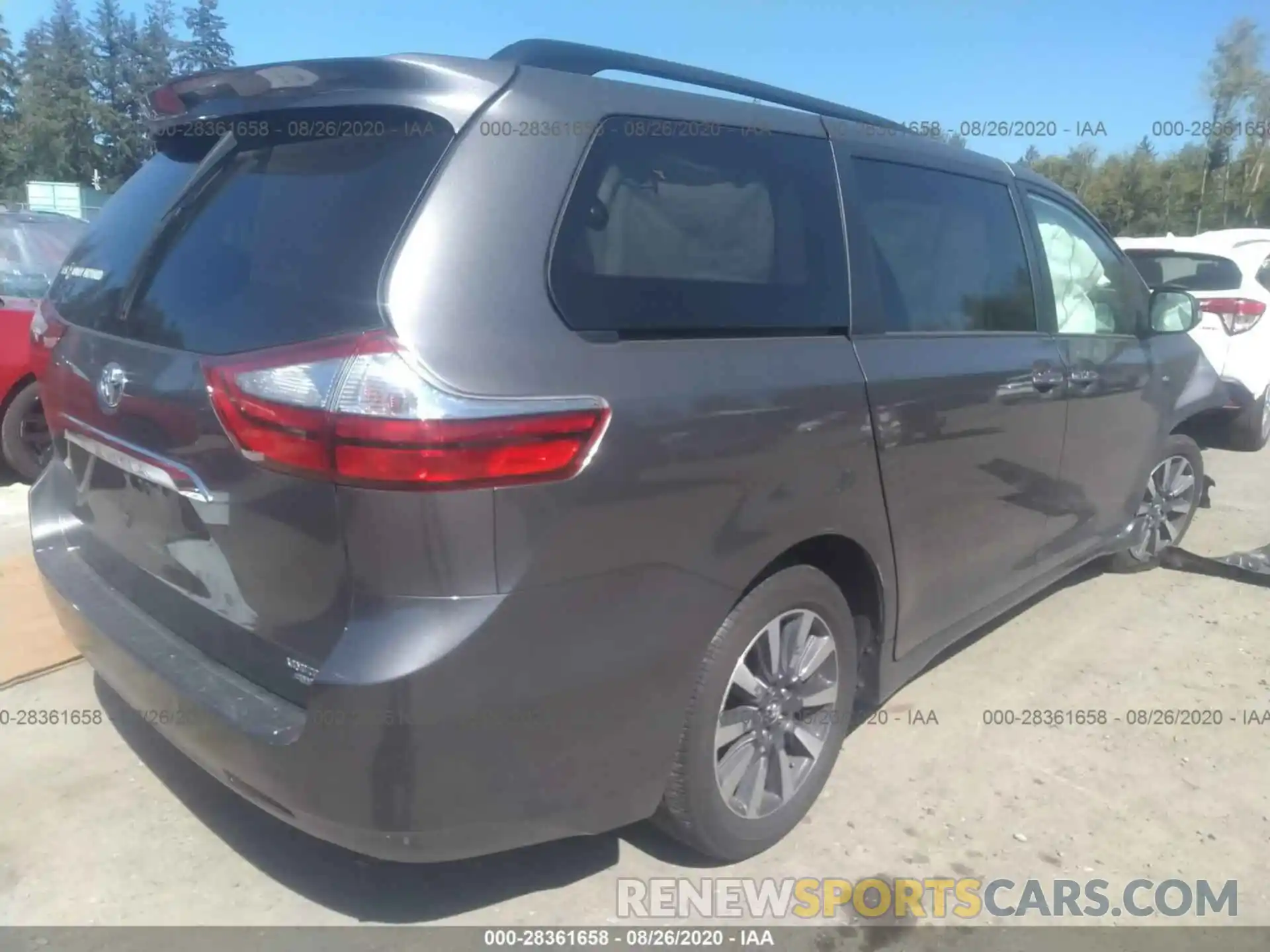 4 Фотография поврежденного автомобиля 5TDDZ3DC4KS216902 TOYOTA SIENNA 2019