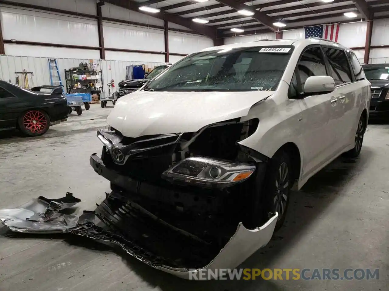 2 Photograph of a damaged car 5TDDZ3DC5KS220523 TOYOTA SIENNA 2019