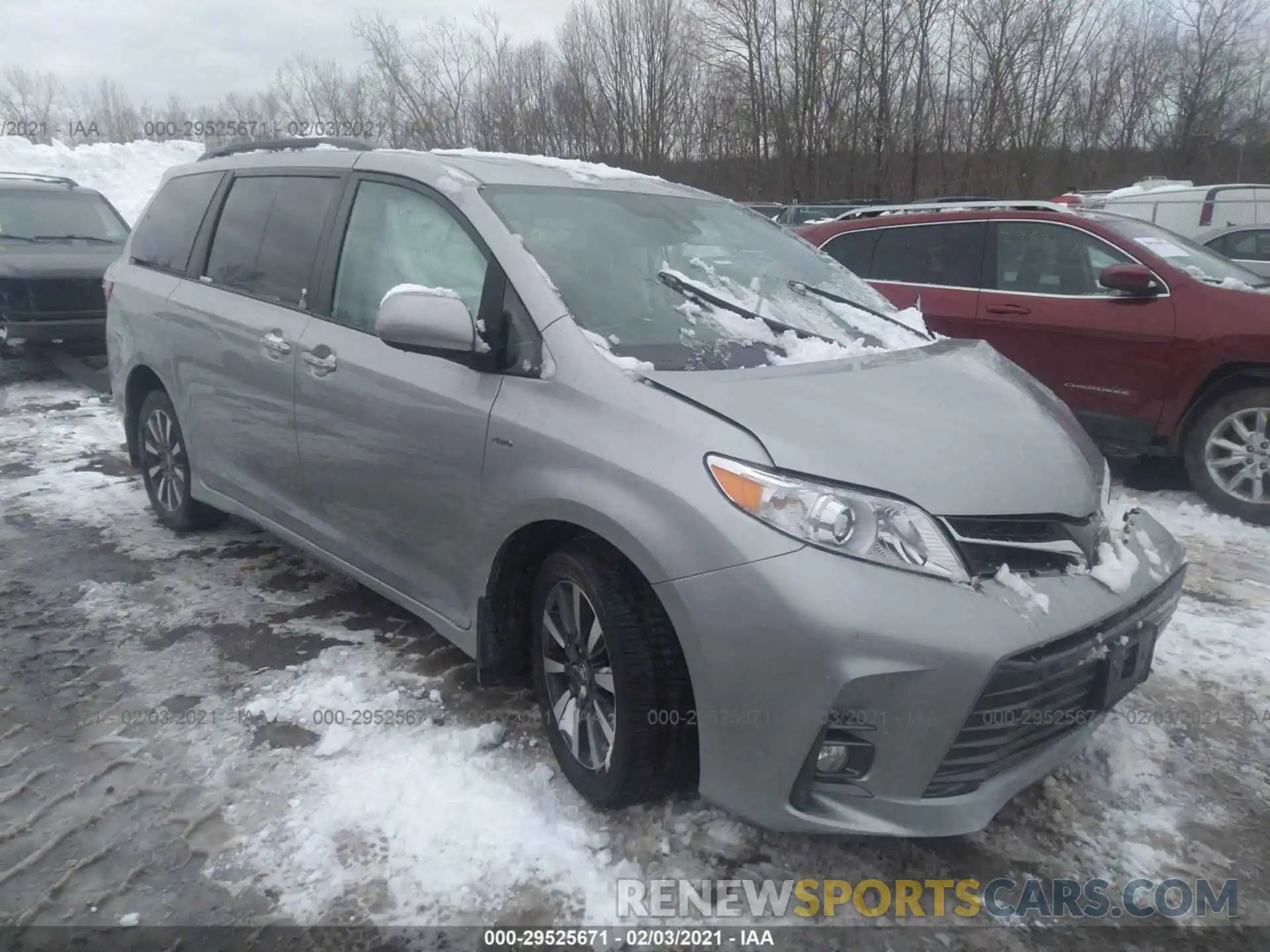 1 Photograph of a damaged car 5TDDZ3DC5KS224555 TOYOTA SIENNA 2019