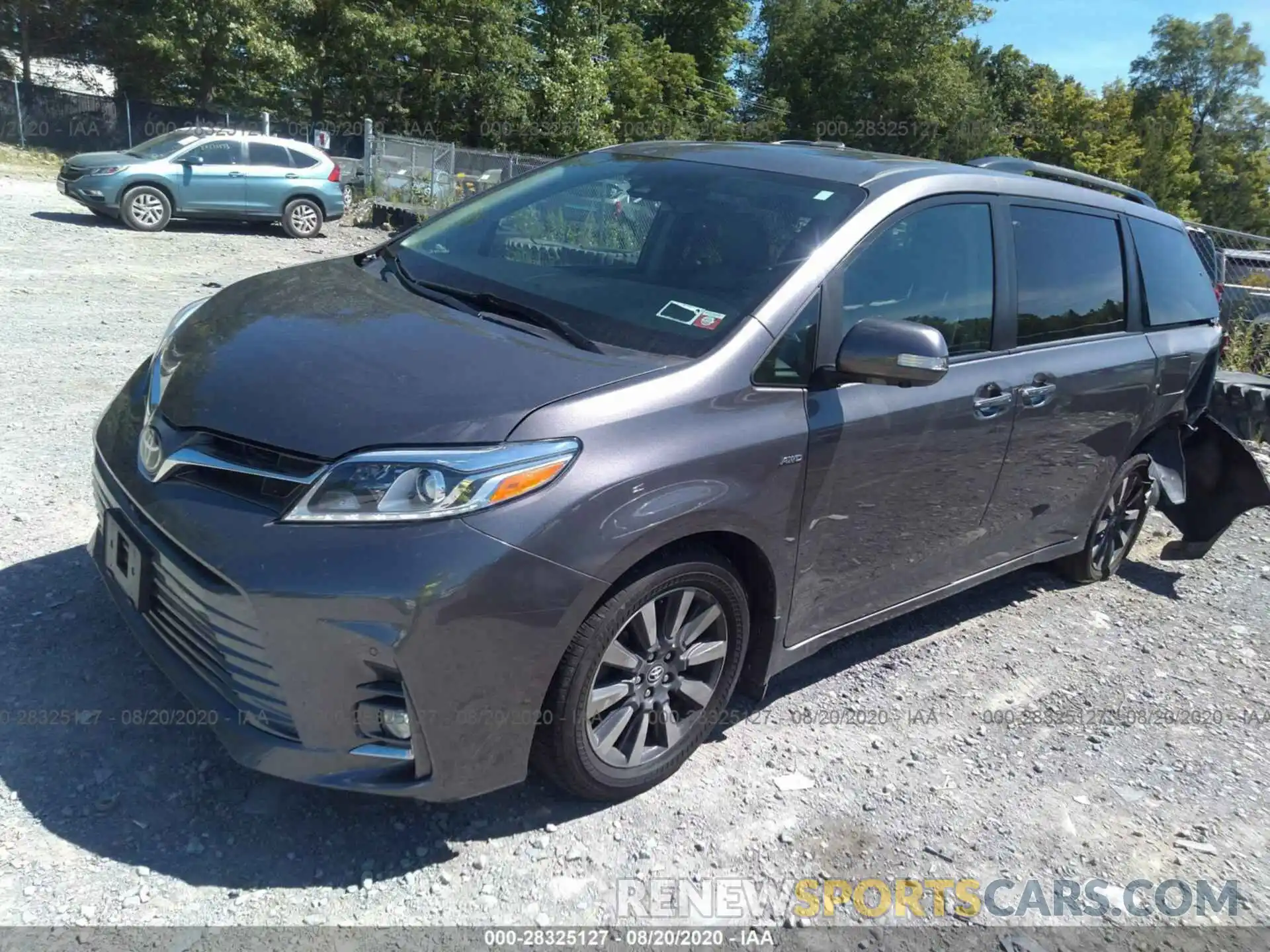 2 Photograph of a damaged car 5TDDZ3DC6KS215332 TOYOTA SIENNA 2019