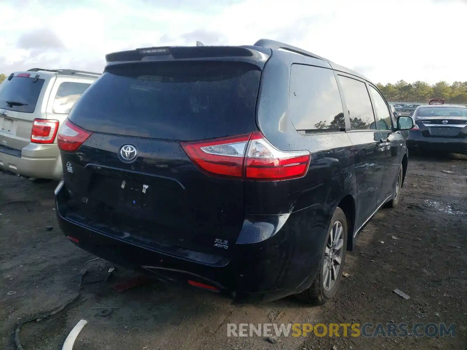 4 Фотография поврежденного автомобиля 5TDDZ3DC6KS224936 TOYOTA SIENNA 2019