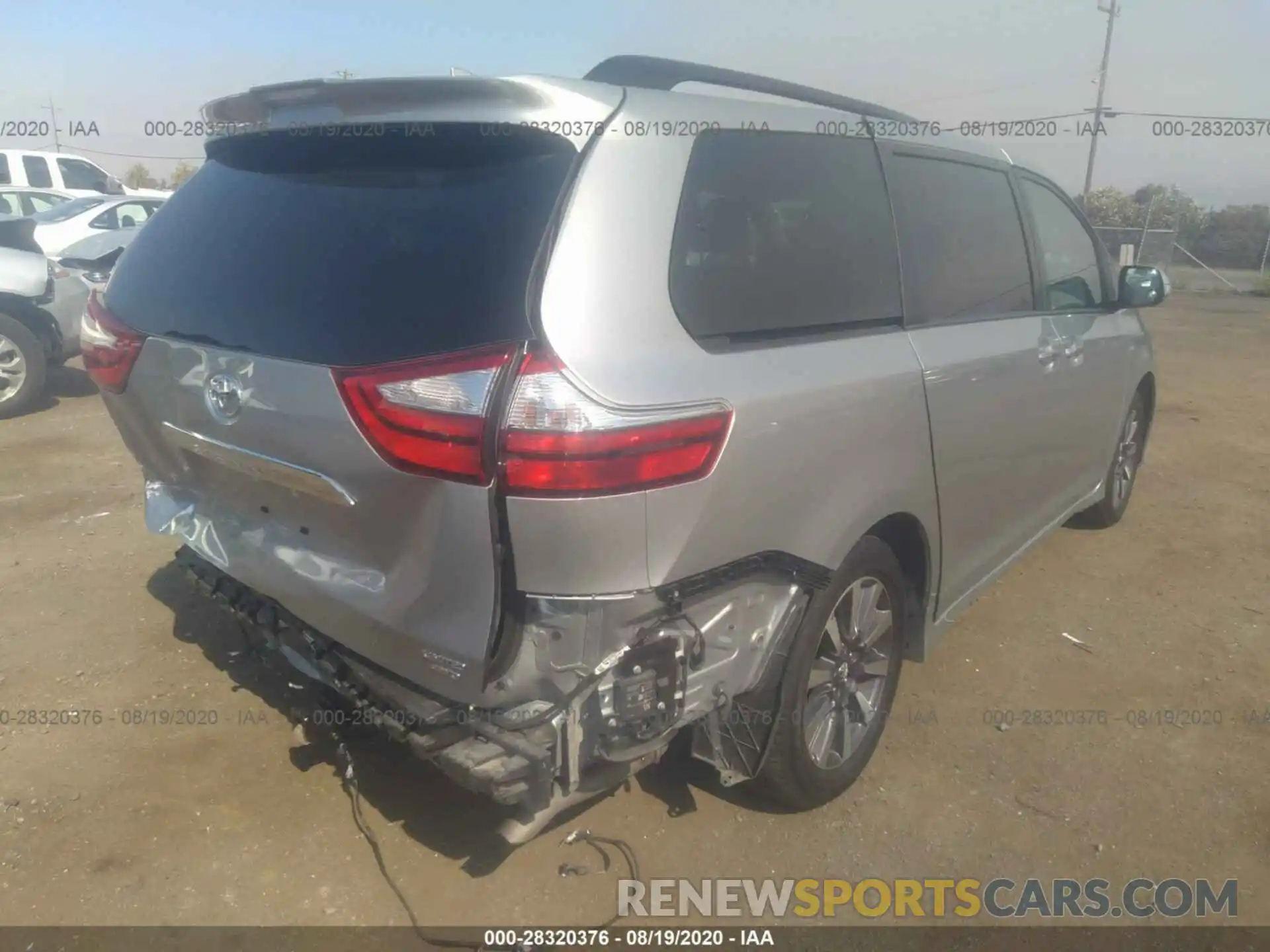 6 Photograph of a damaged car 5TDDZ3DC7KS216392 TOYOTA SIENNA 2019