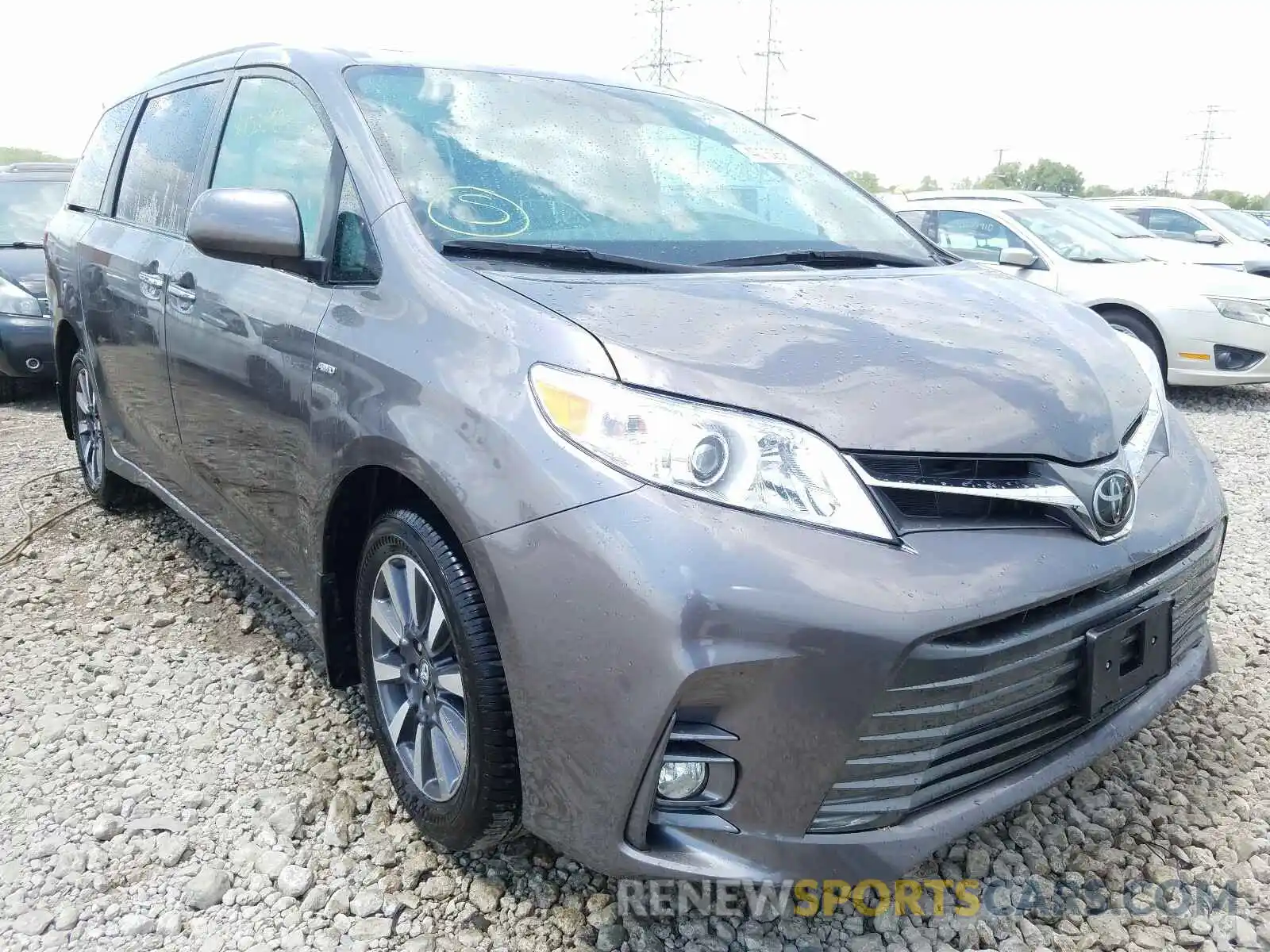 1 Photograph of a damaged car 5TDDZ3DC7KS228008 TOYOTA SIENNA 2019