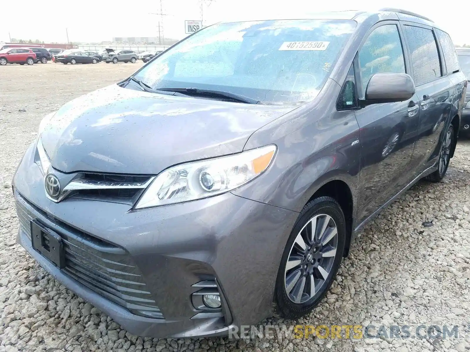 2 Фотография поврежденного автомобиля 5TDDZ3DC7KS228008 TOYOTA SIENNA 2019